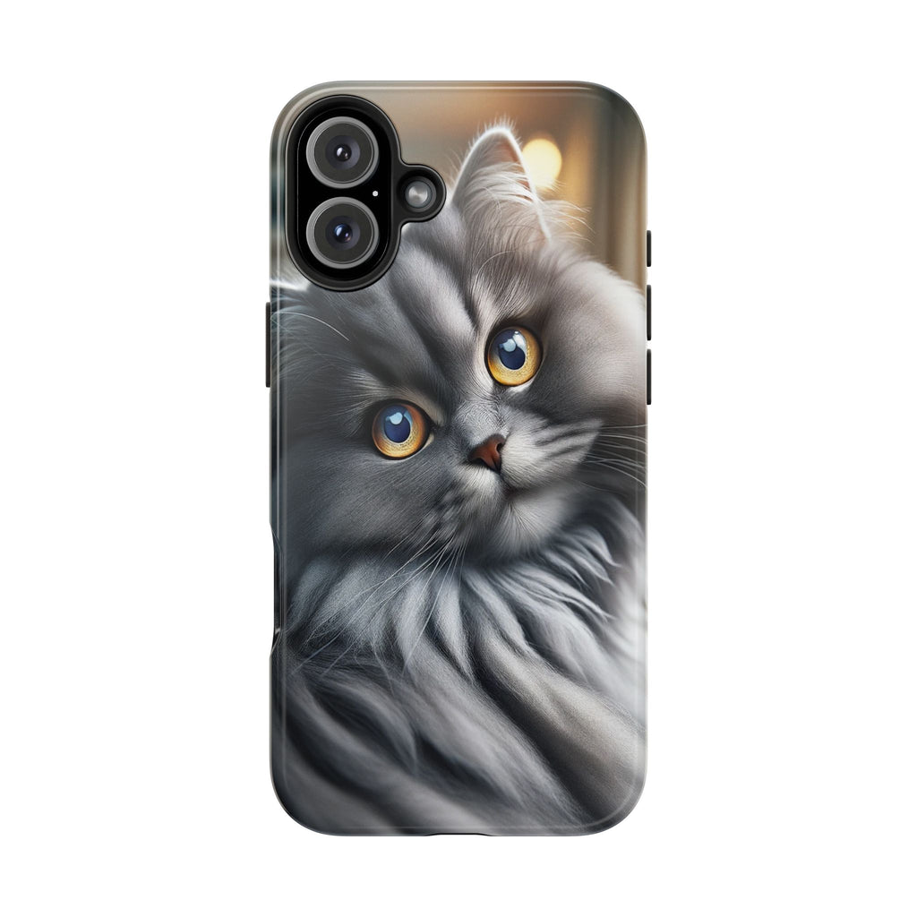 Grey cat - Tough Phone Case