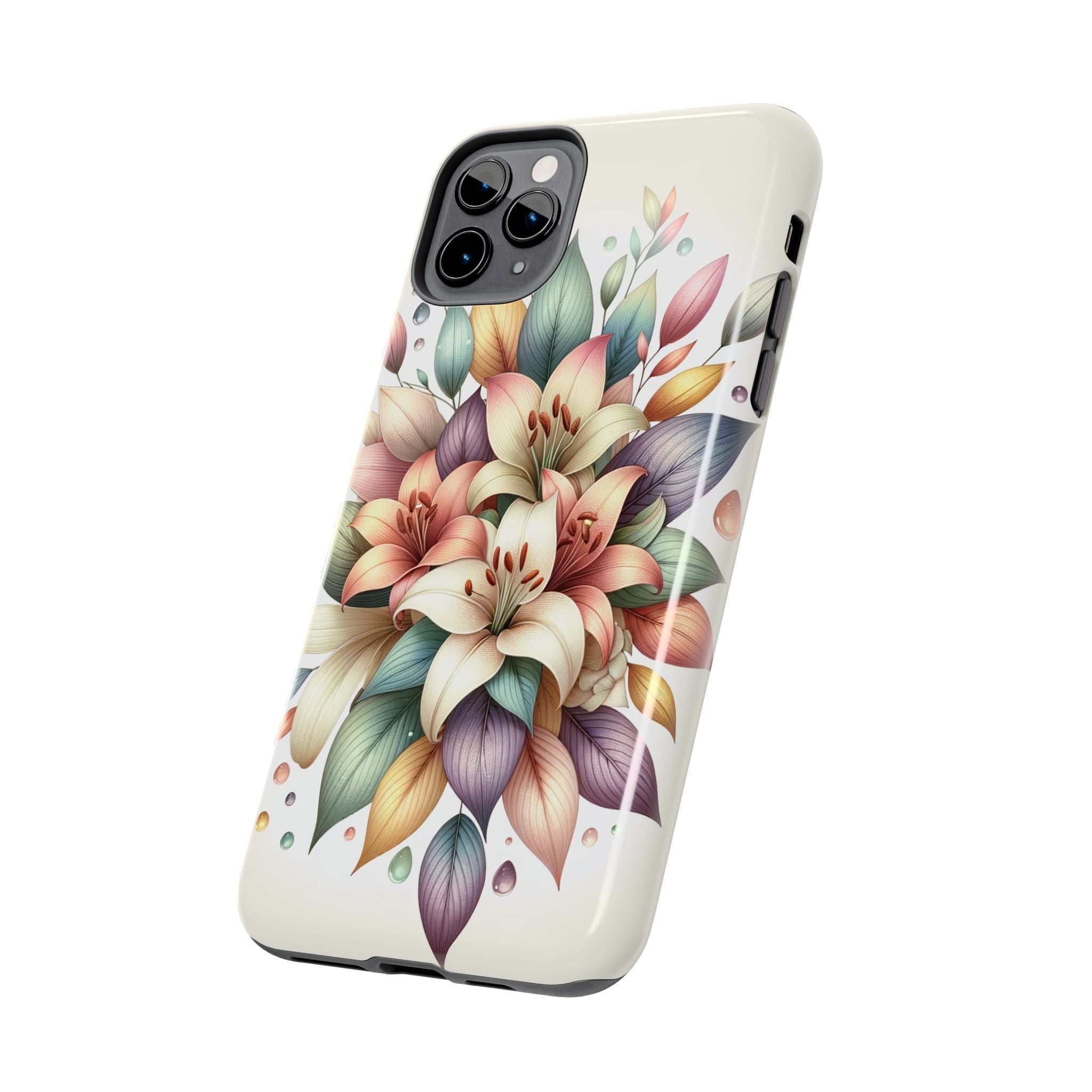Phone Cases - Beautiful Lily Bouquet Design