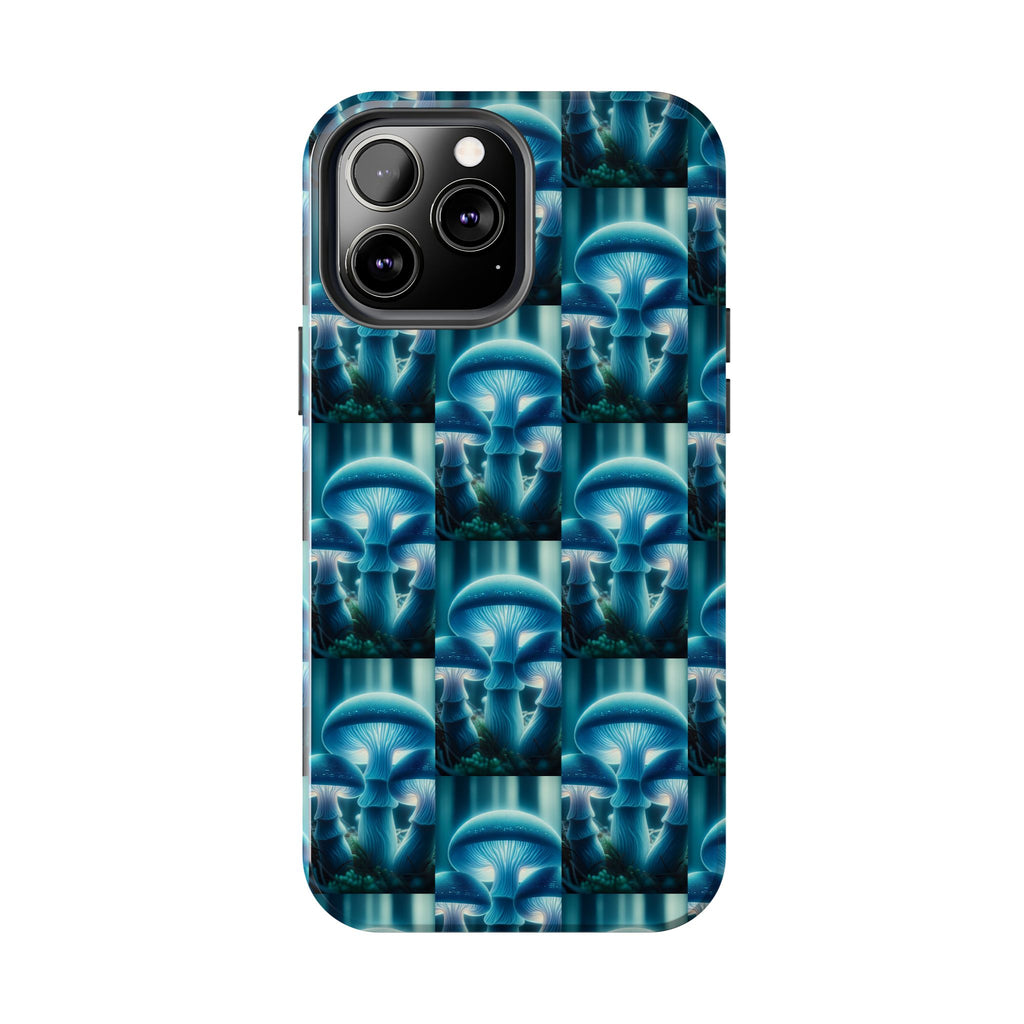 Blue Mushrooms - Tough Phone Case