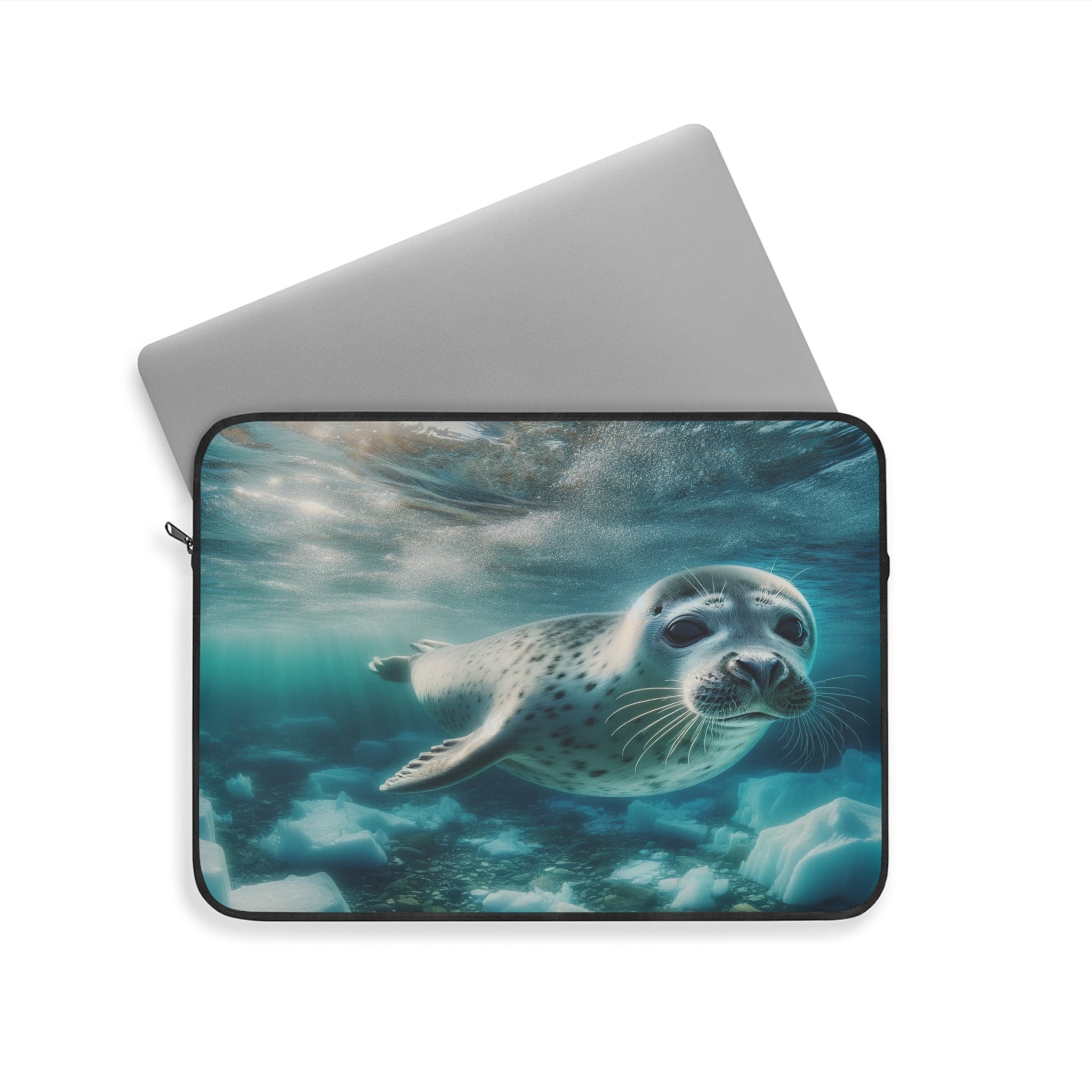 A curious seal - Laptop Sleeve