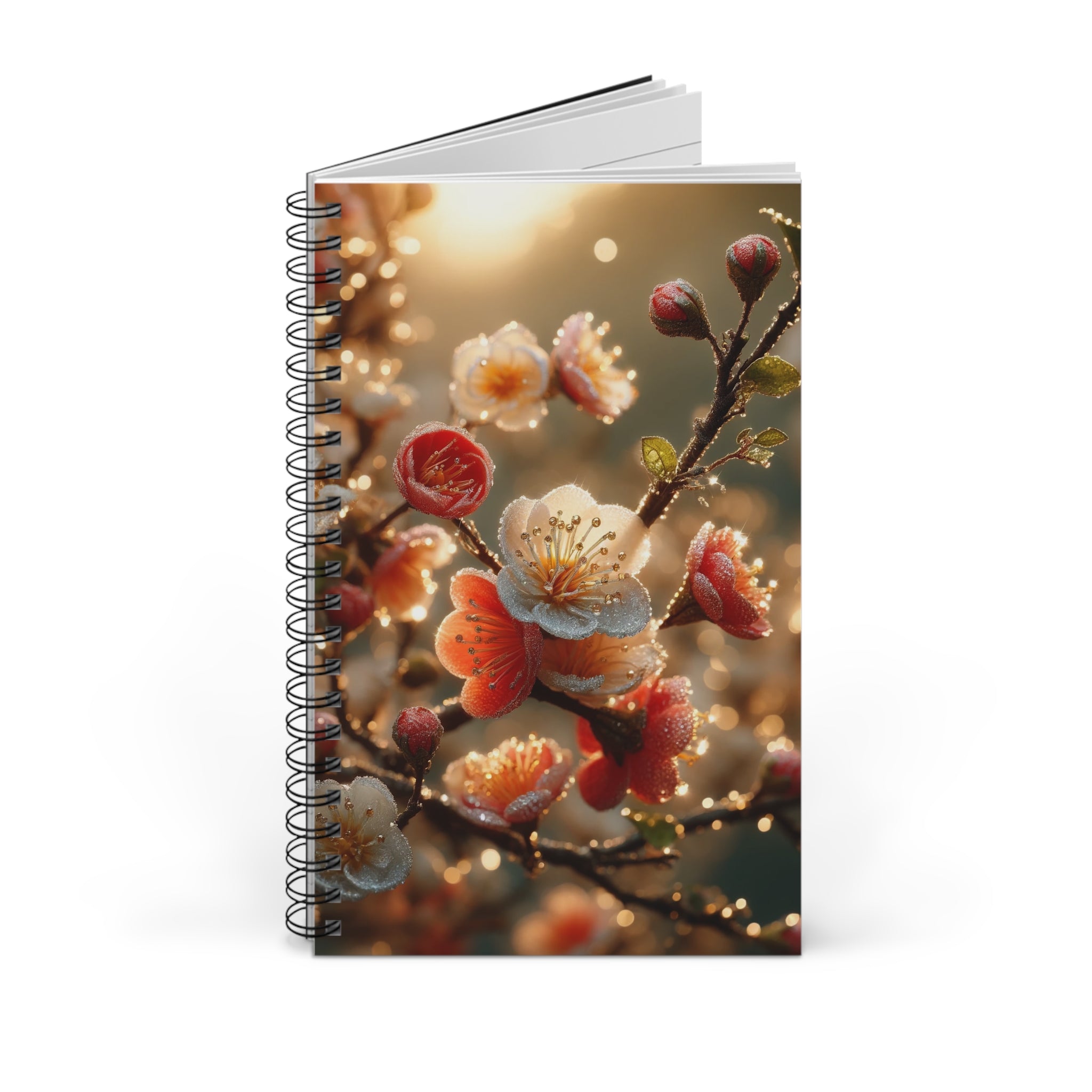 Red & white flowers (2) - Spiral Journal