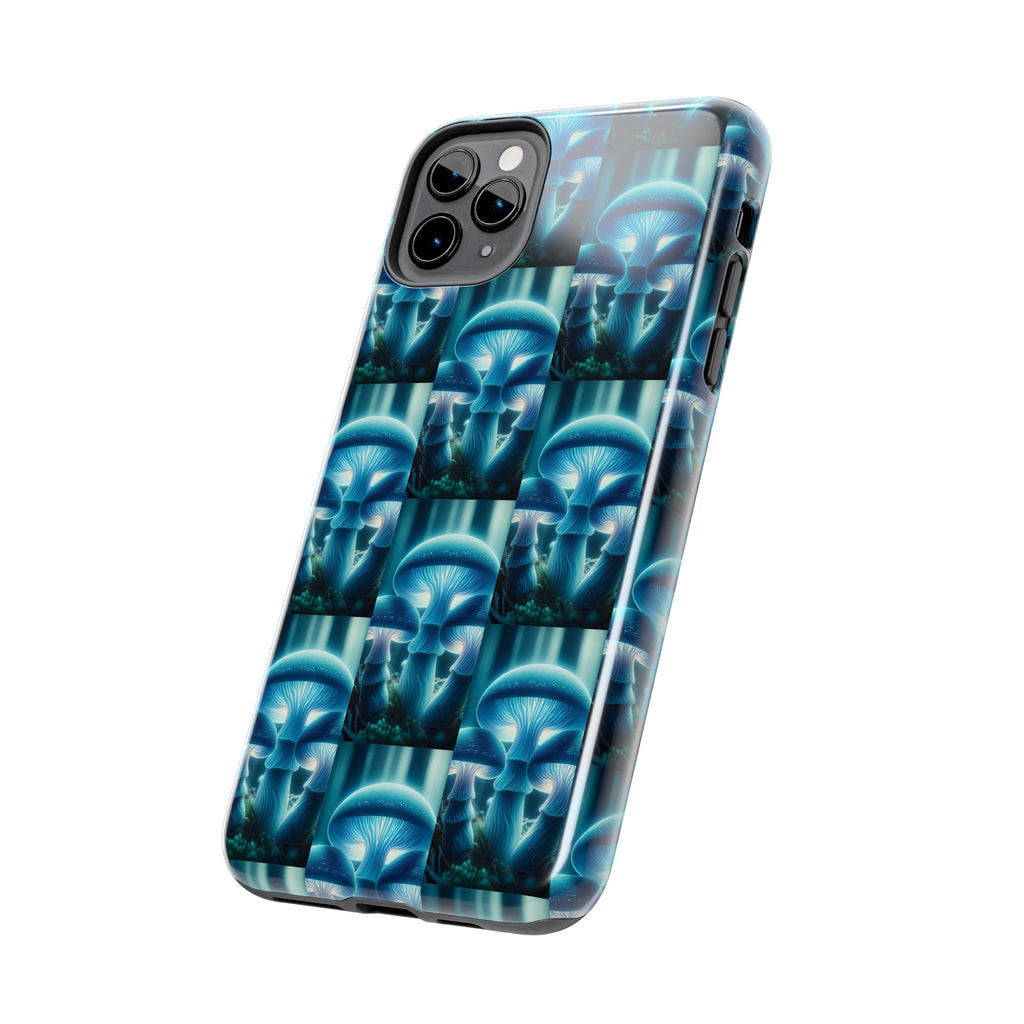 Blue Mushrooms - Tough Phone Case