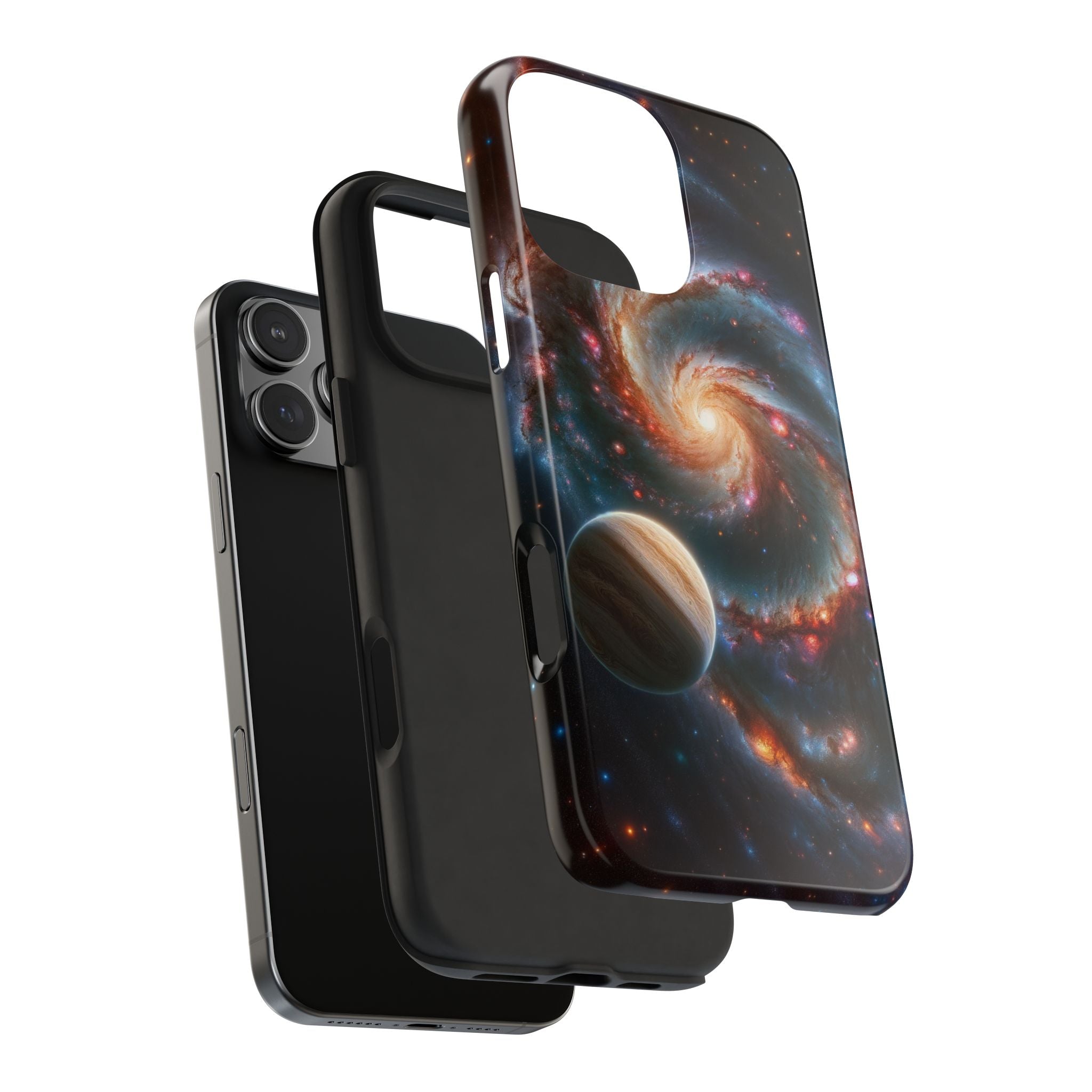 Yellow planet and wormhole - Tough Phone Case