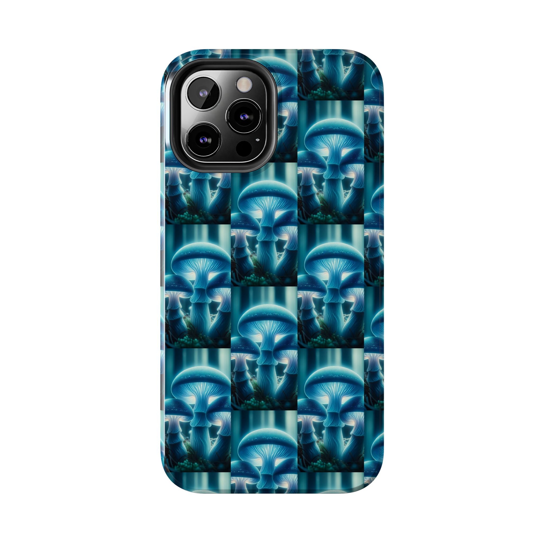 Blue Mushrooms - Tough Phone Case