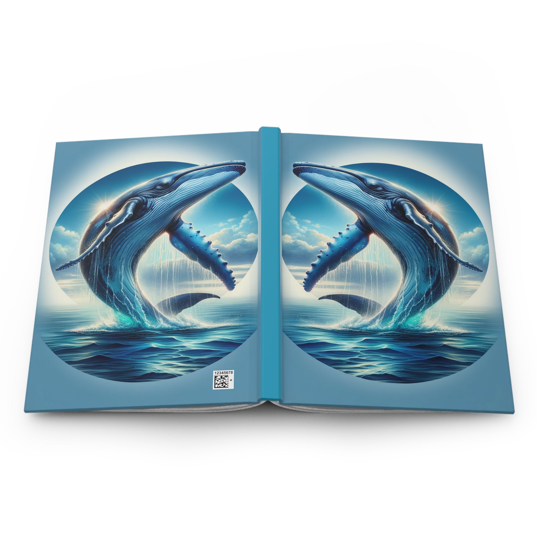 Whale 2 - Hardcover Notebook