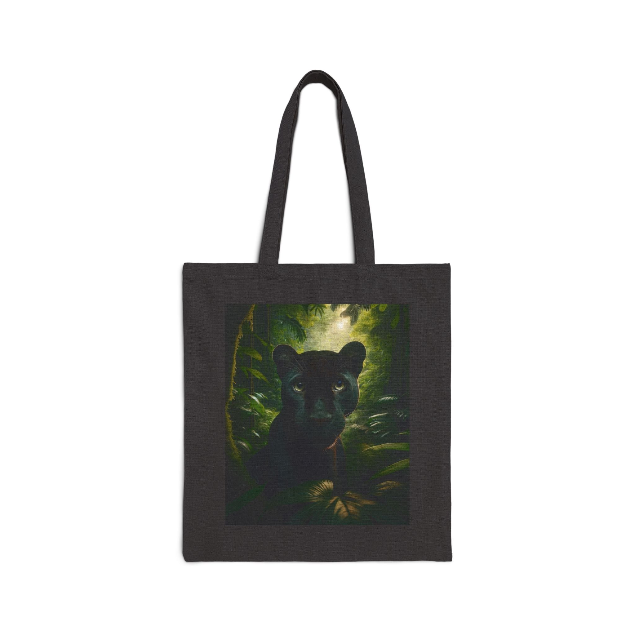 Mystical Panther - Cotton Canvas Tote Bag