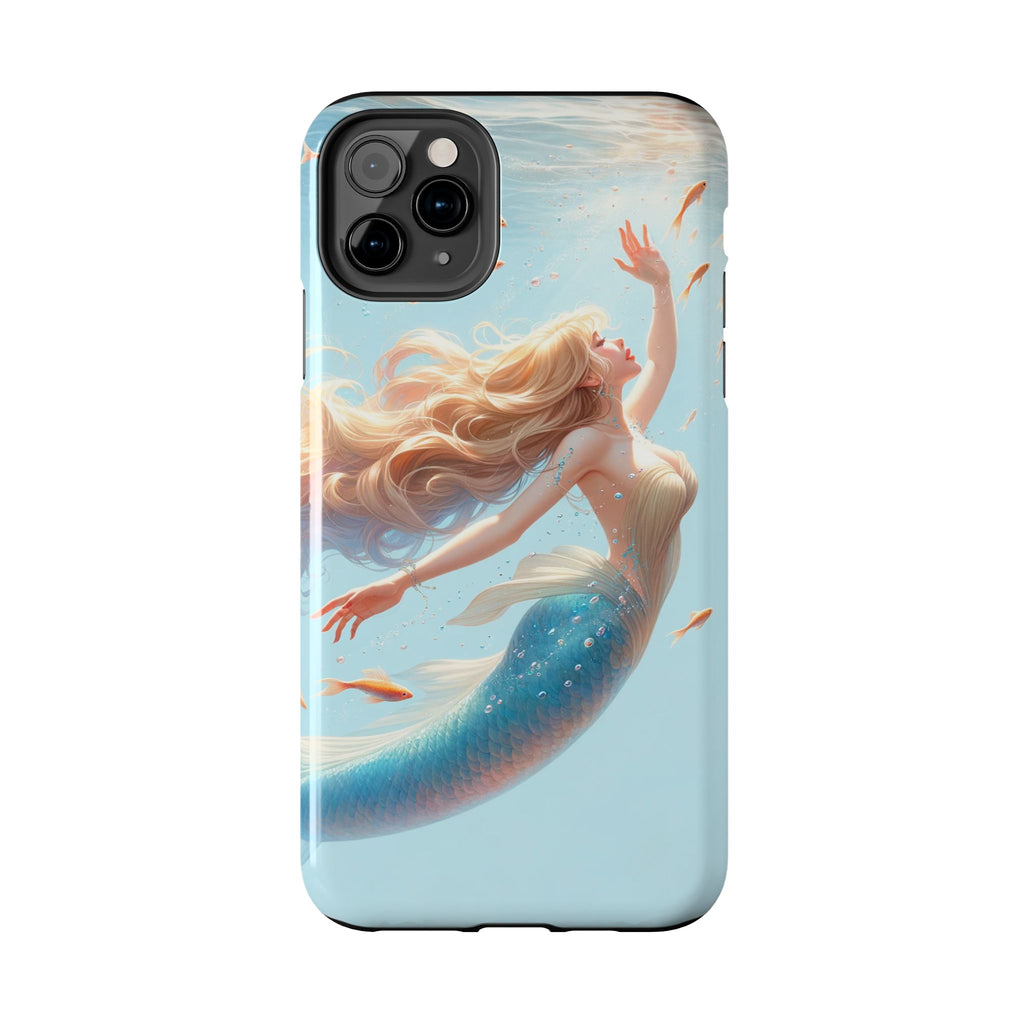 Blond mermaid - Tough Phone Case
