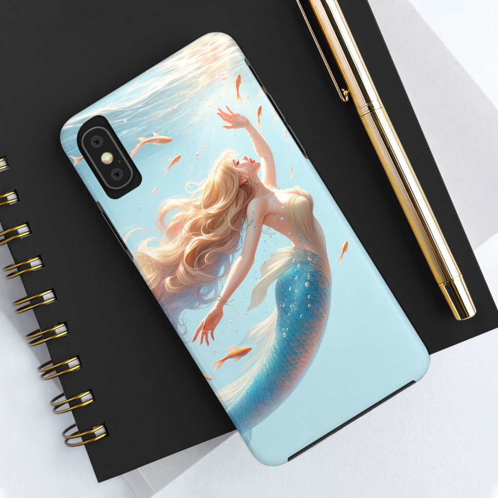 Blond mermaid - Tough Phone Case