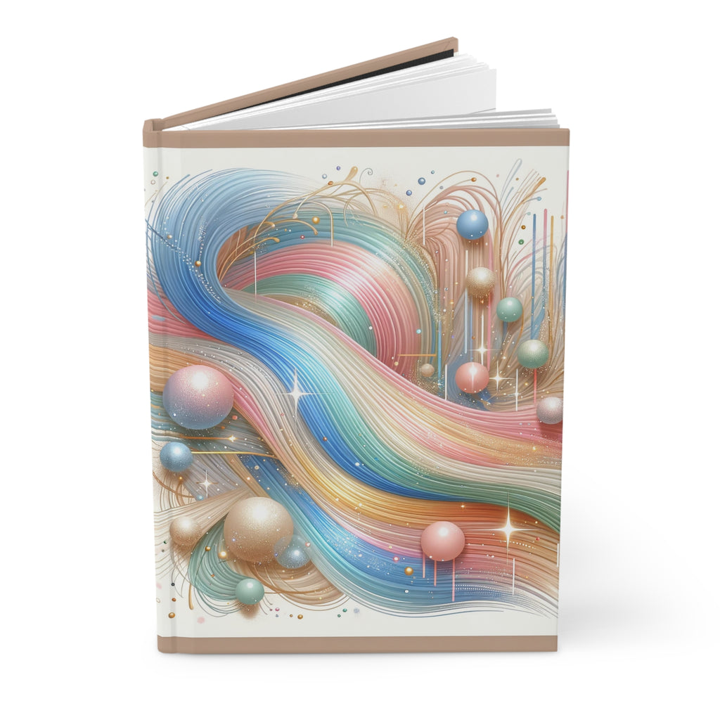 Unique Pastel Art design - Hardcover Notebook