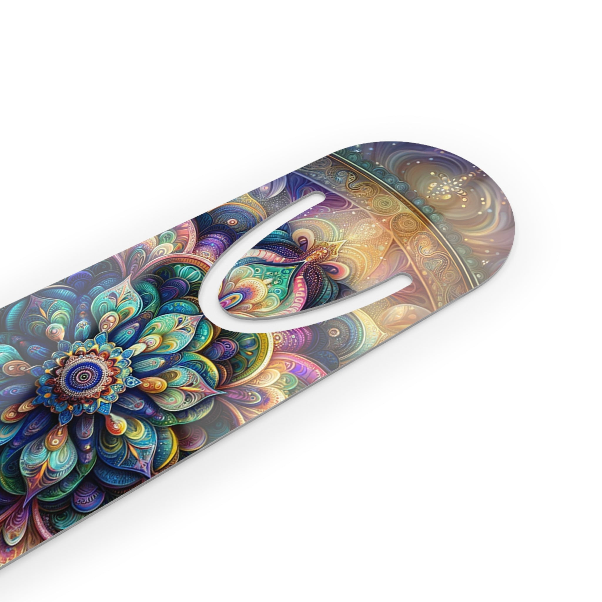 Purple-green Mandala - Bookmark