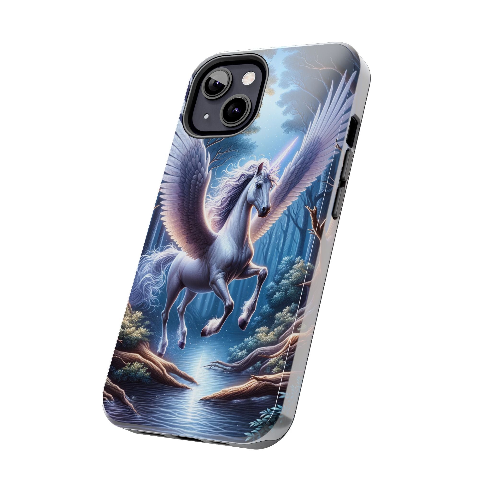 Phone Case - Unicorn Landing in Magical Forest