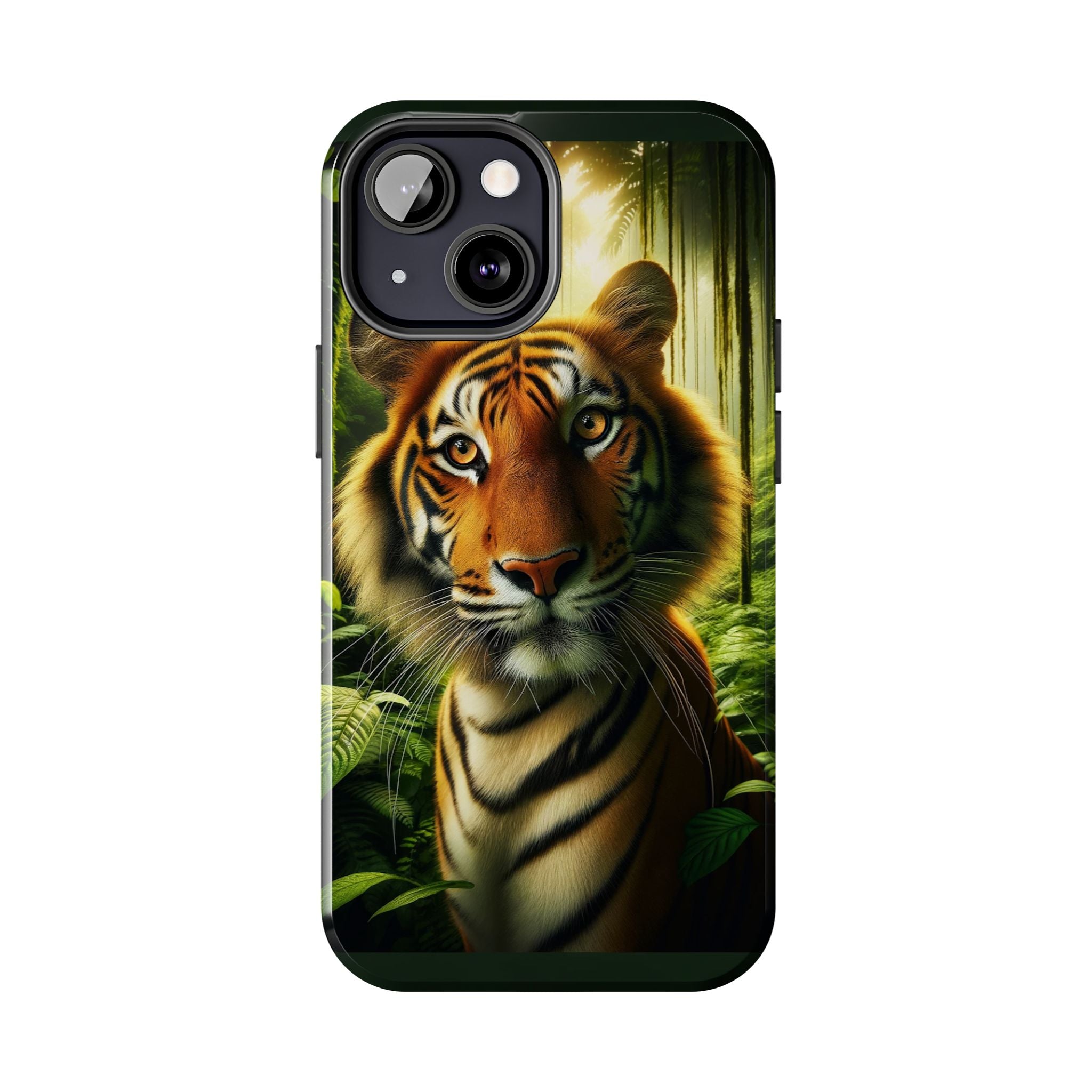 Curious Tiger - Tough Phone Case