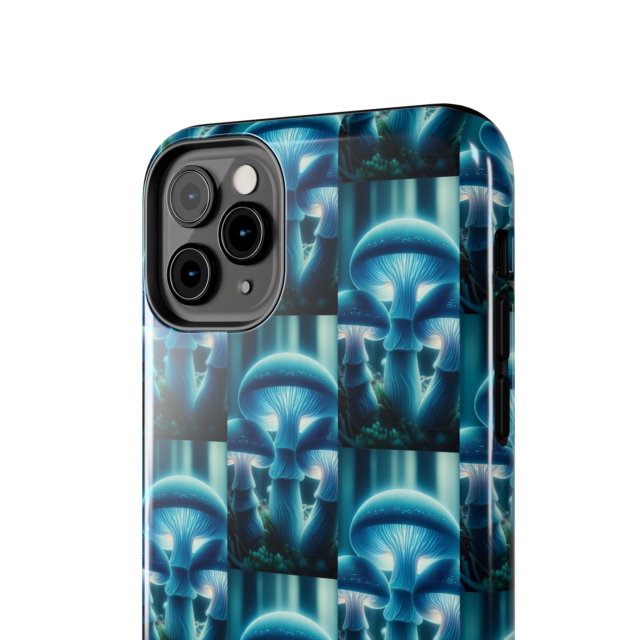 Blue Mushrooms - Tough Phone Case