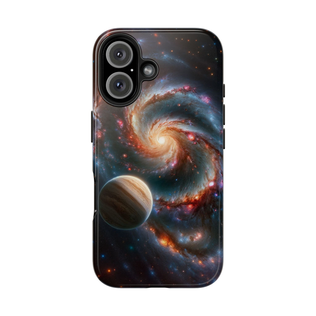 Yellow planet and wormhole - Tough Phone Case