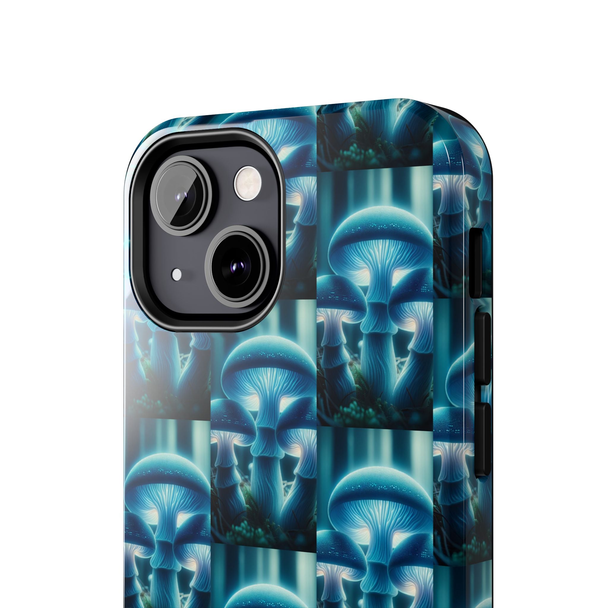 Blue Mushrooms - Tough Phone Case