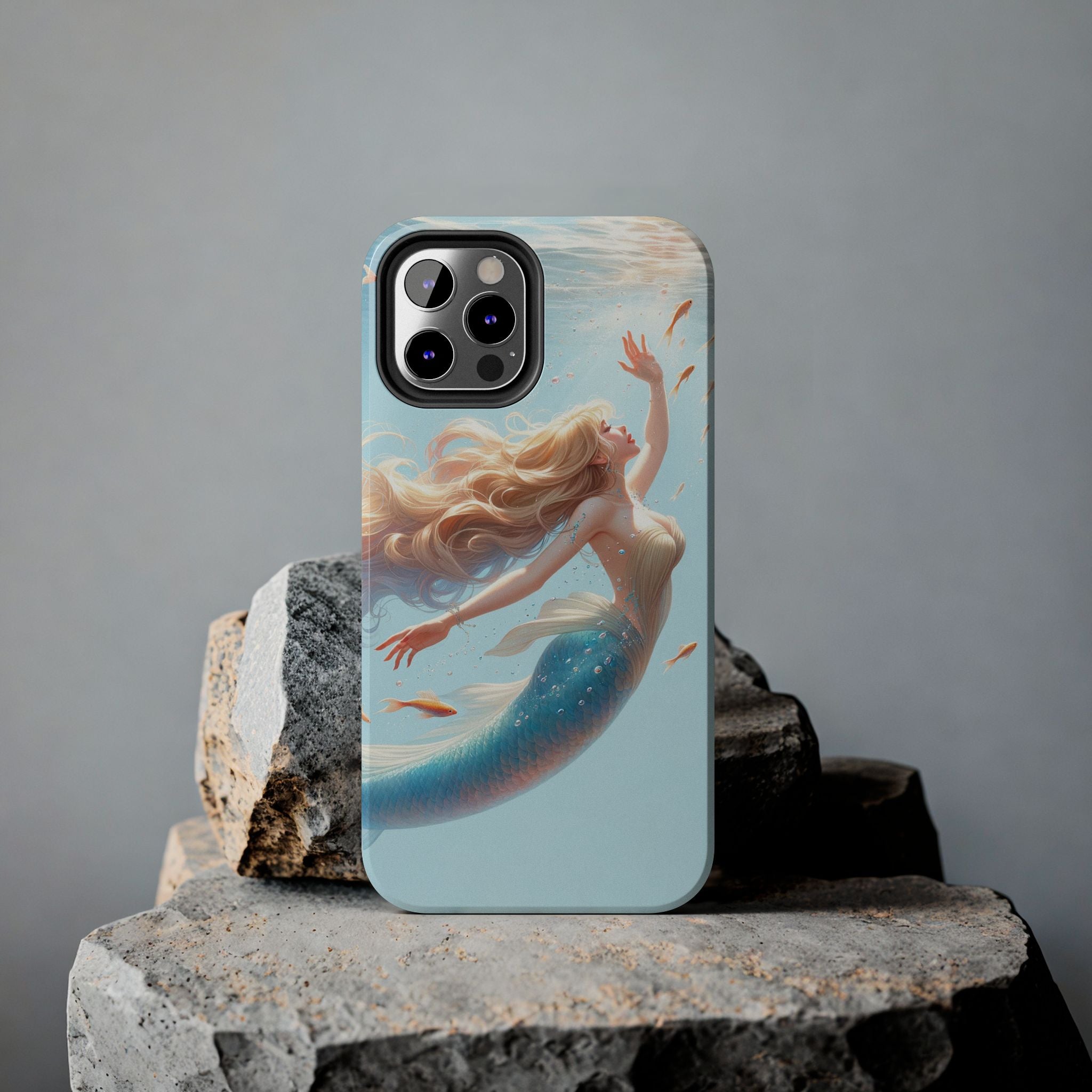Blond mermaid - Tough Phone Case