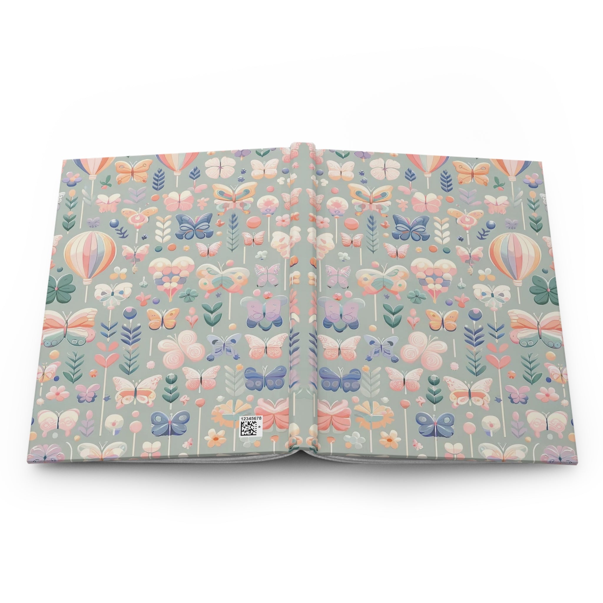 Butterflies and balloons 1 - Hardcover Notebook