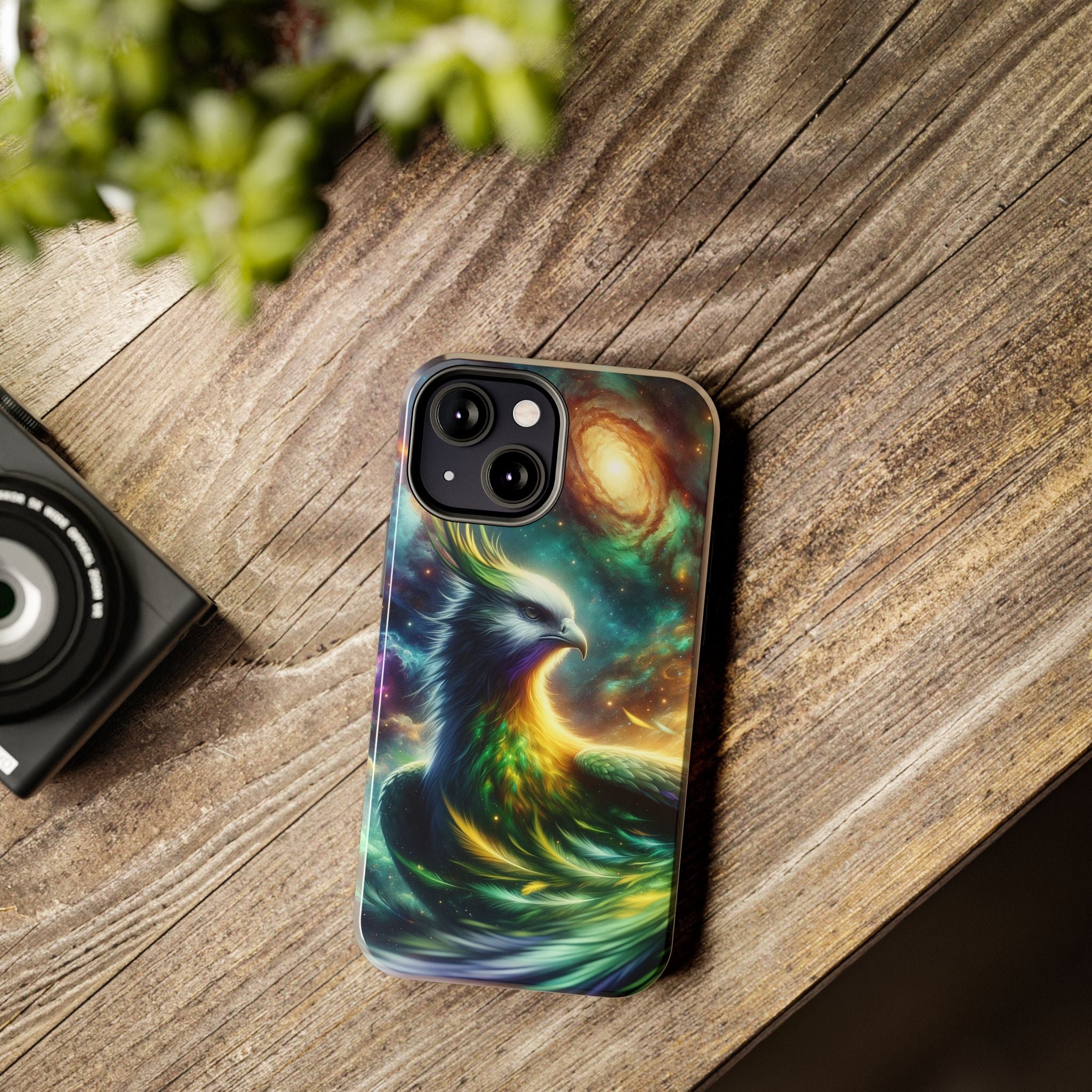 Phone Cases - Green Phoenix Design