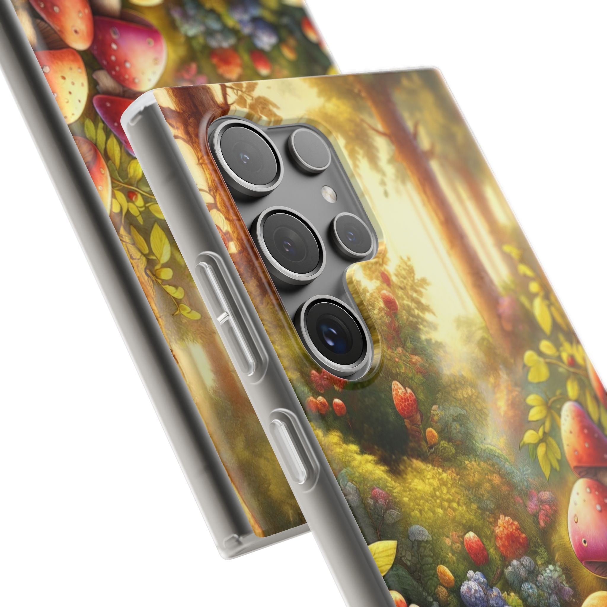 Gnome and mushrooms - Flexi Case (Samsung only)