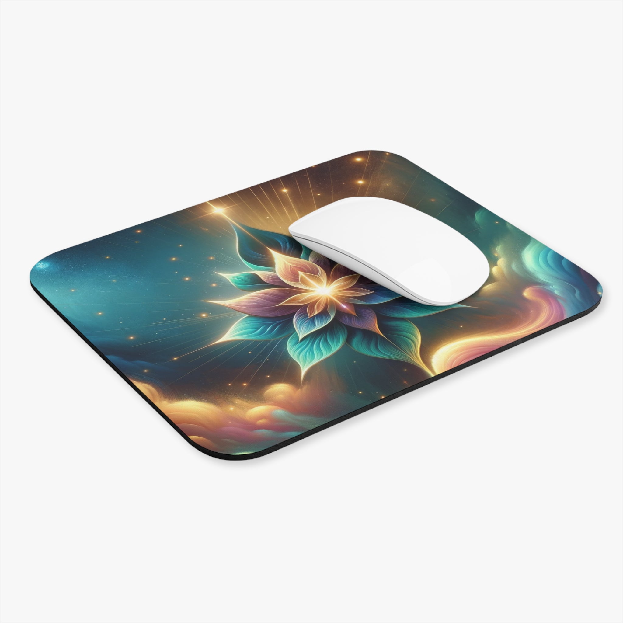 Sparkly flower in the sky - Mouse Pad (Rectangle)
