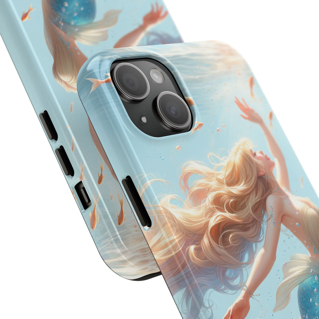 Blond mermaid - Tough Phone Case