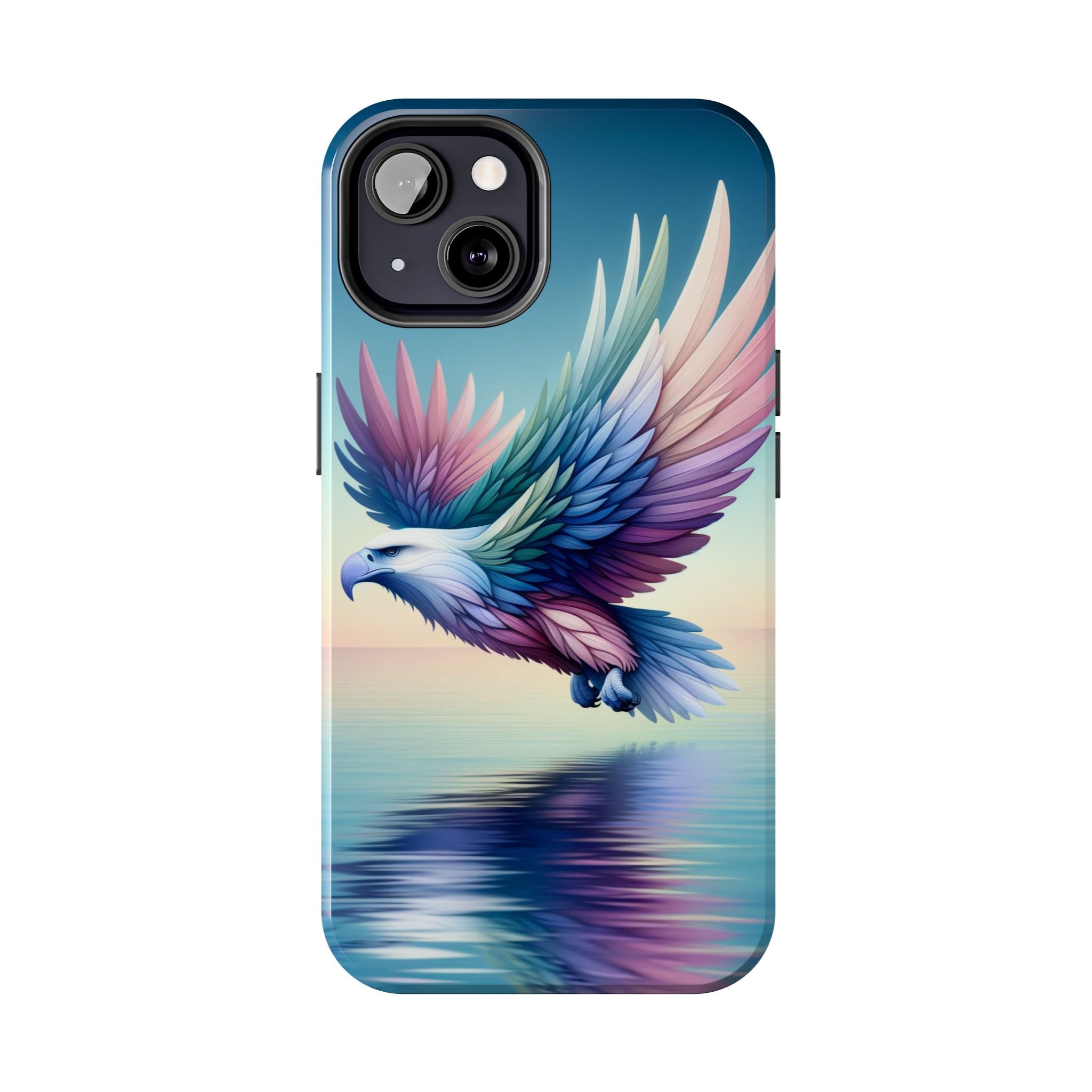Eagle with colourful feathers - Tough Phone Case