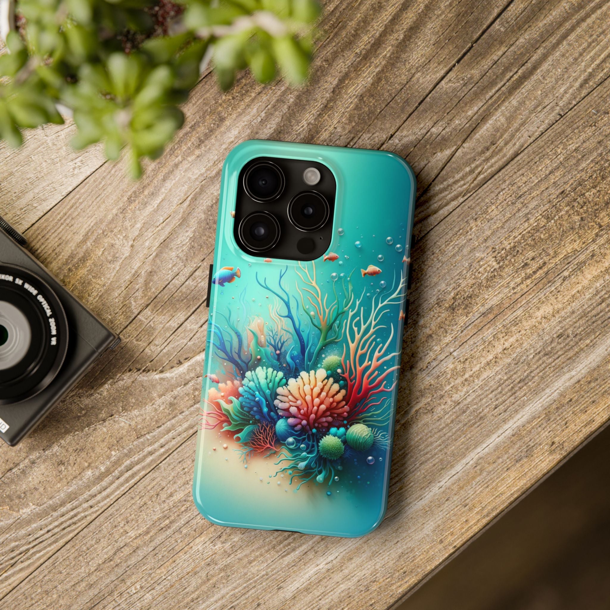Phone Case Coral Reef Design