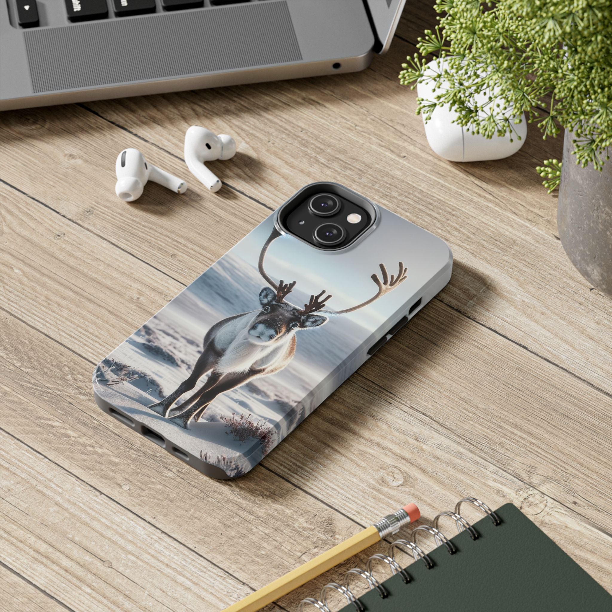 Phone Cases - Curious Reindeer Design