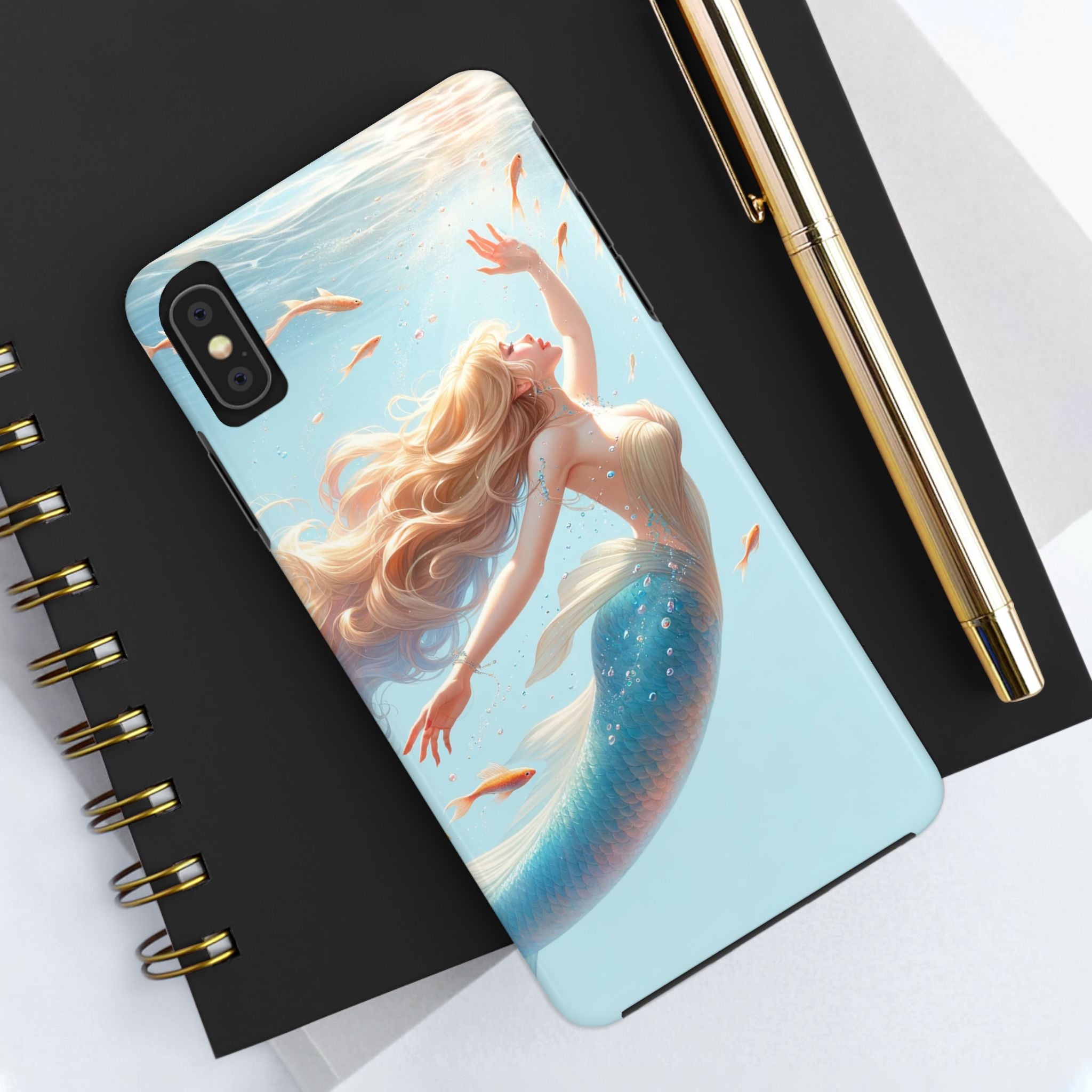 Blond mermaid - Tough Phone Case
