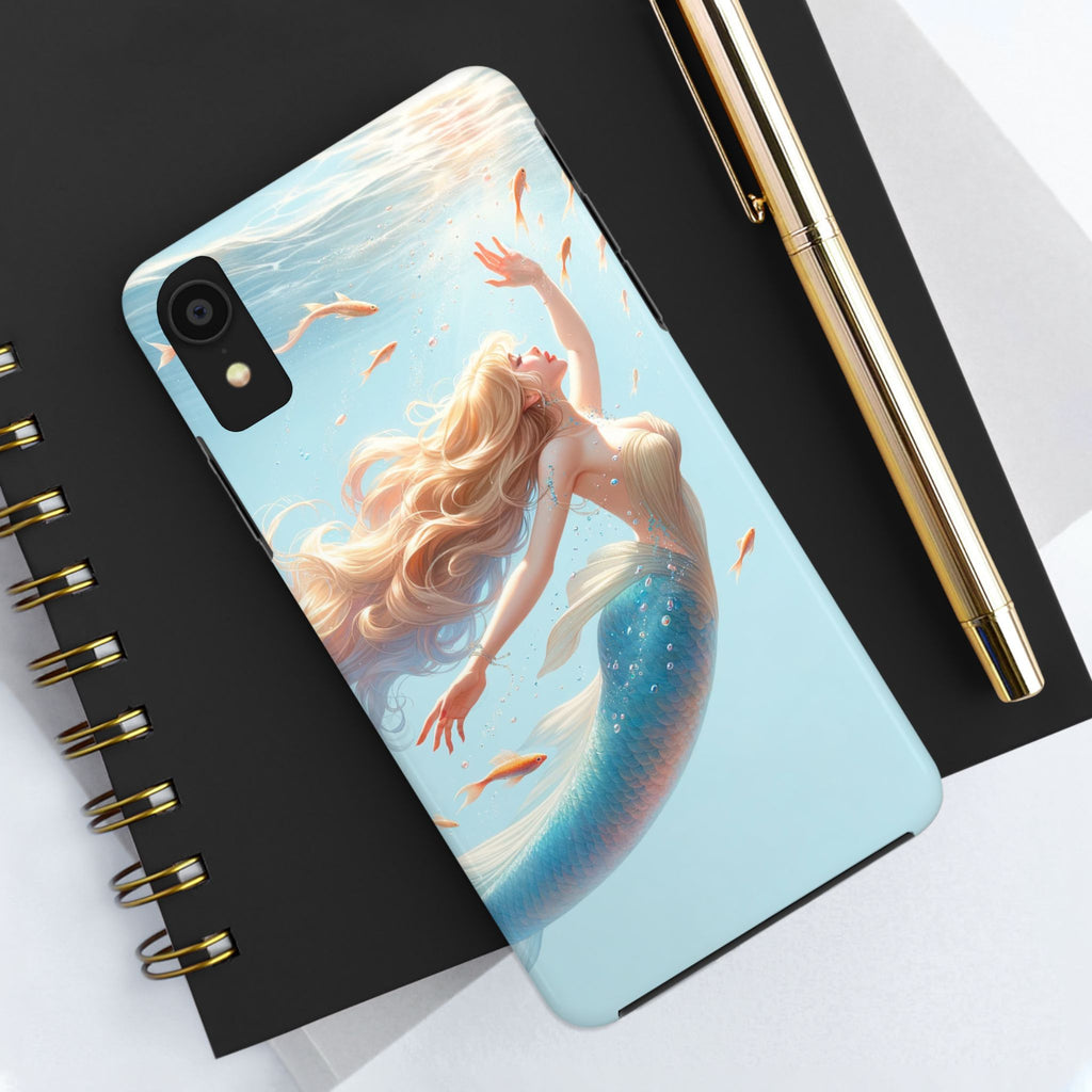 Blond mermaid - Tough Phone Case