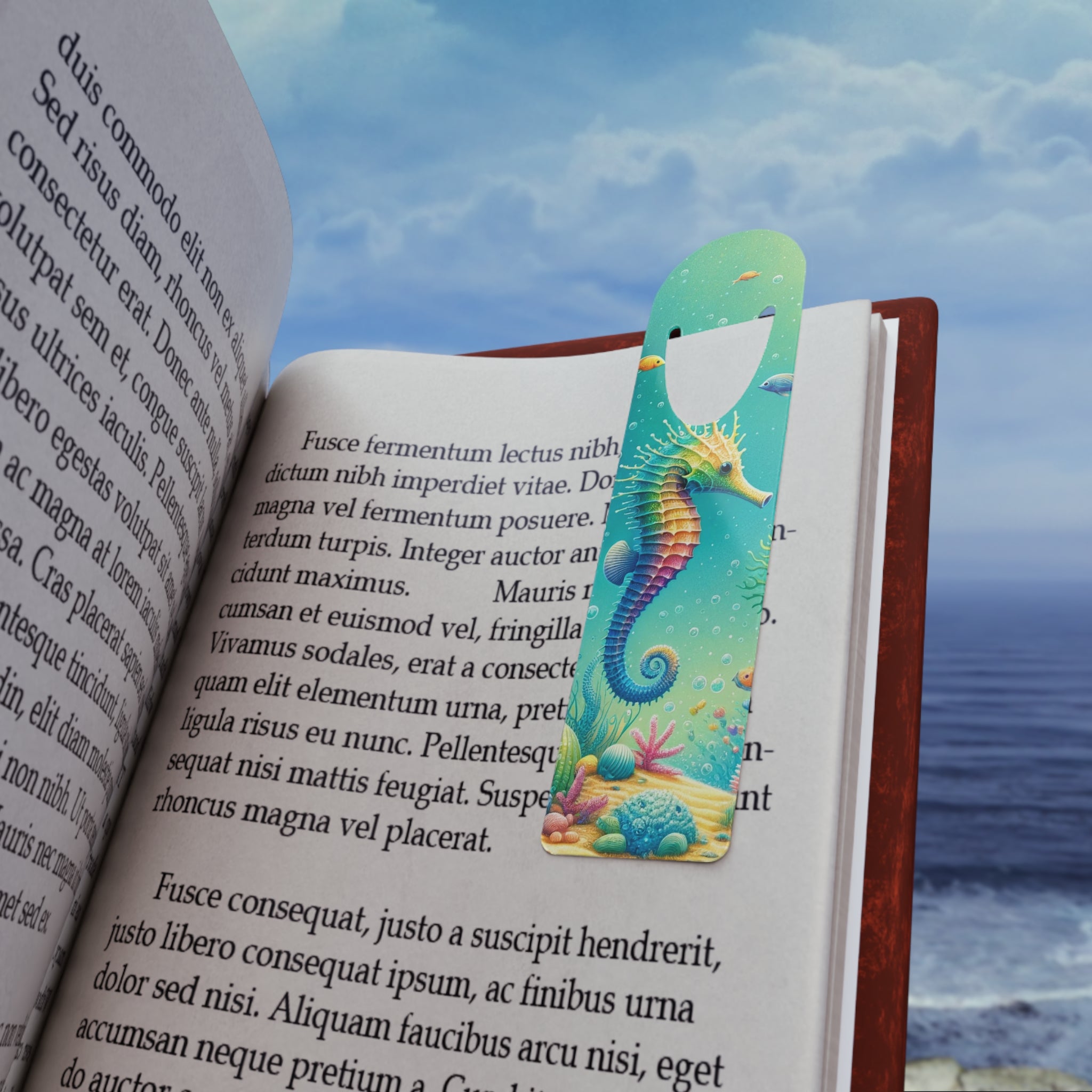 Seahorse close-up - Bookmark
