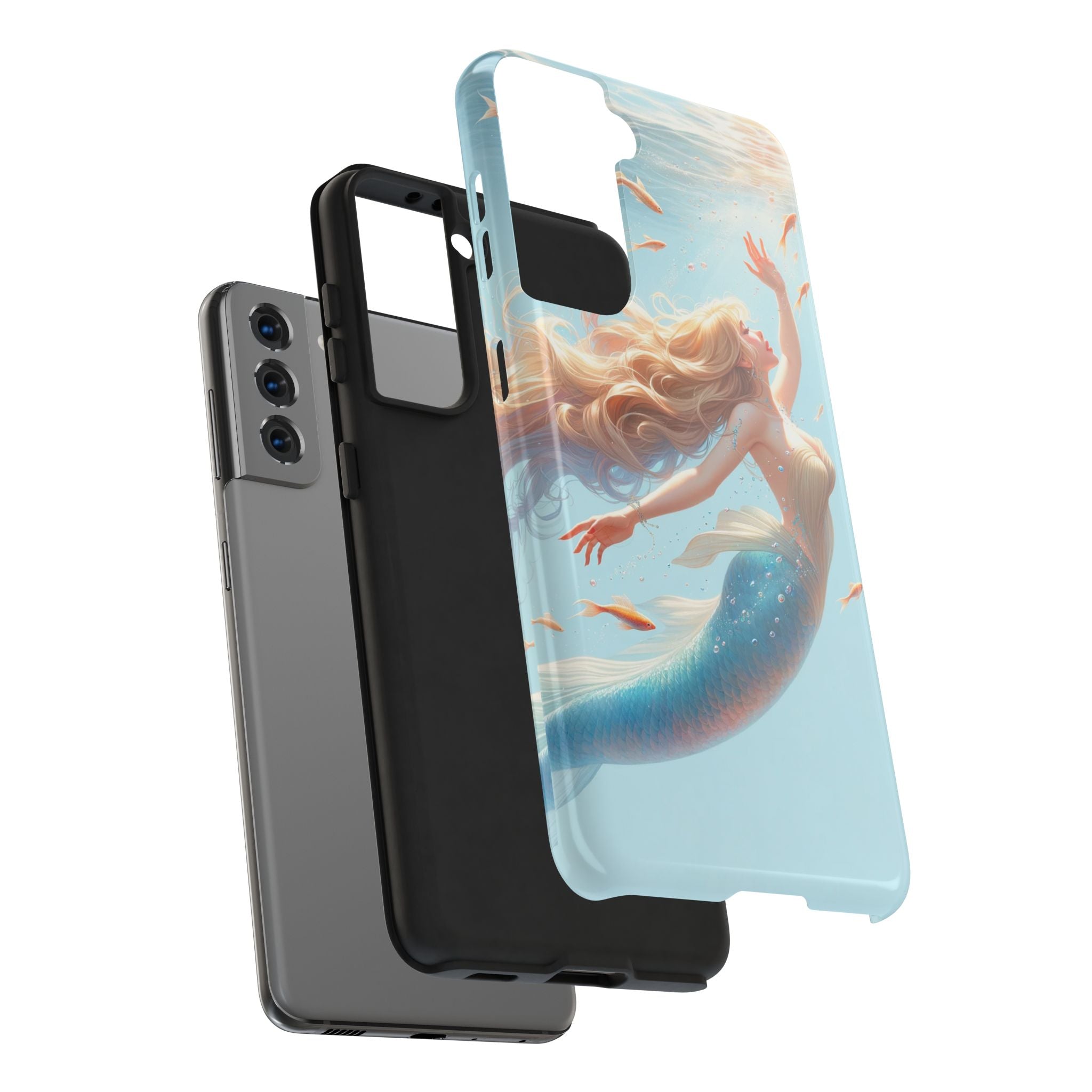 Blond mermaid - Tough Phone Case