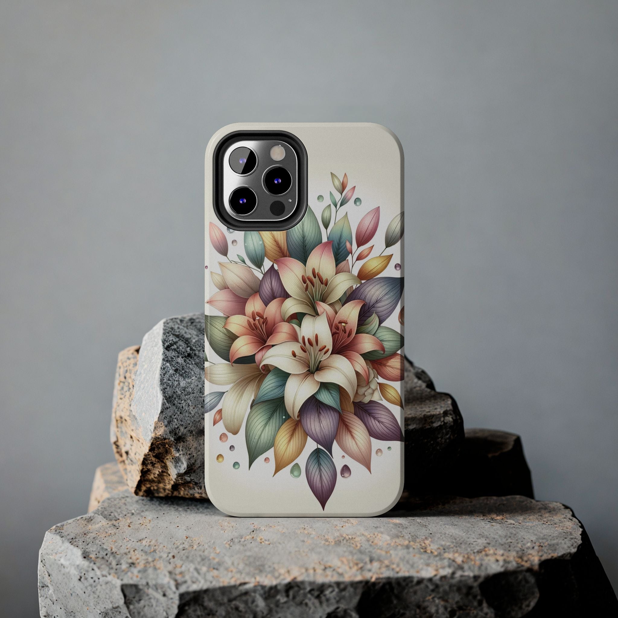 Phone Cases - Beautiful Lily Bouquet Design