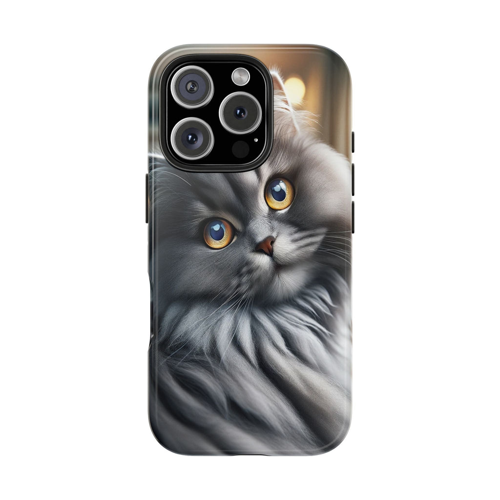Grey cat - Tough Phone Case