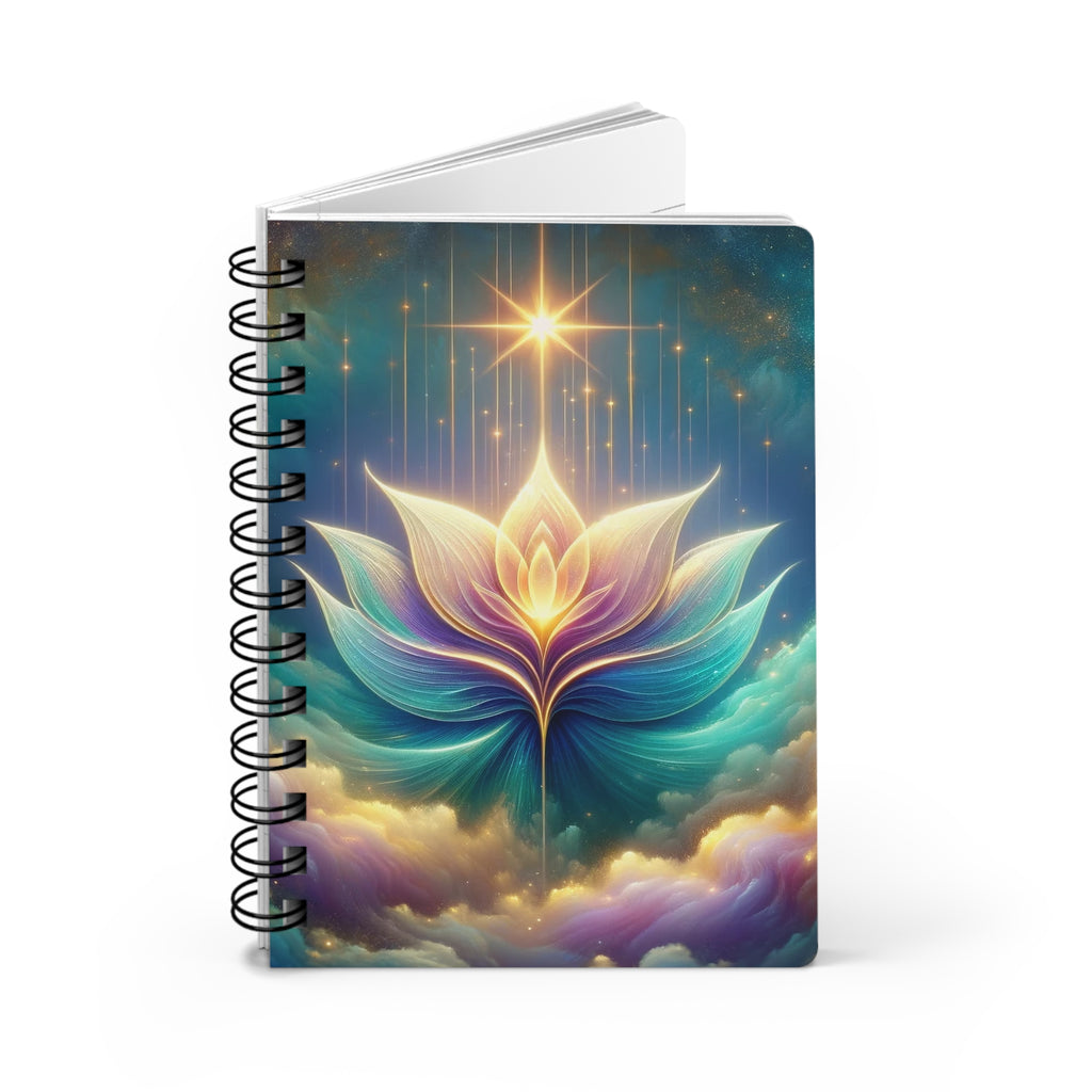 Sparkling flower - Spiral Notebook