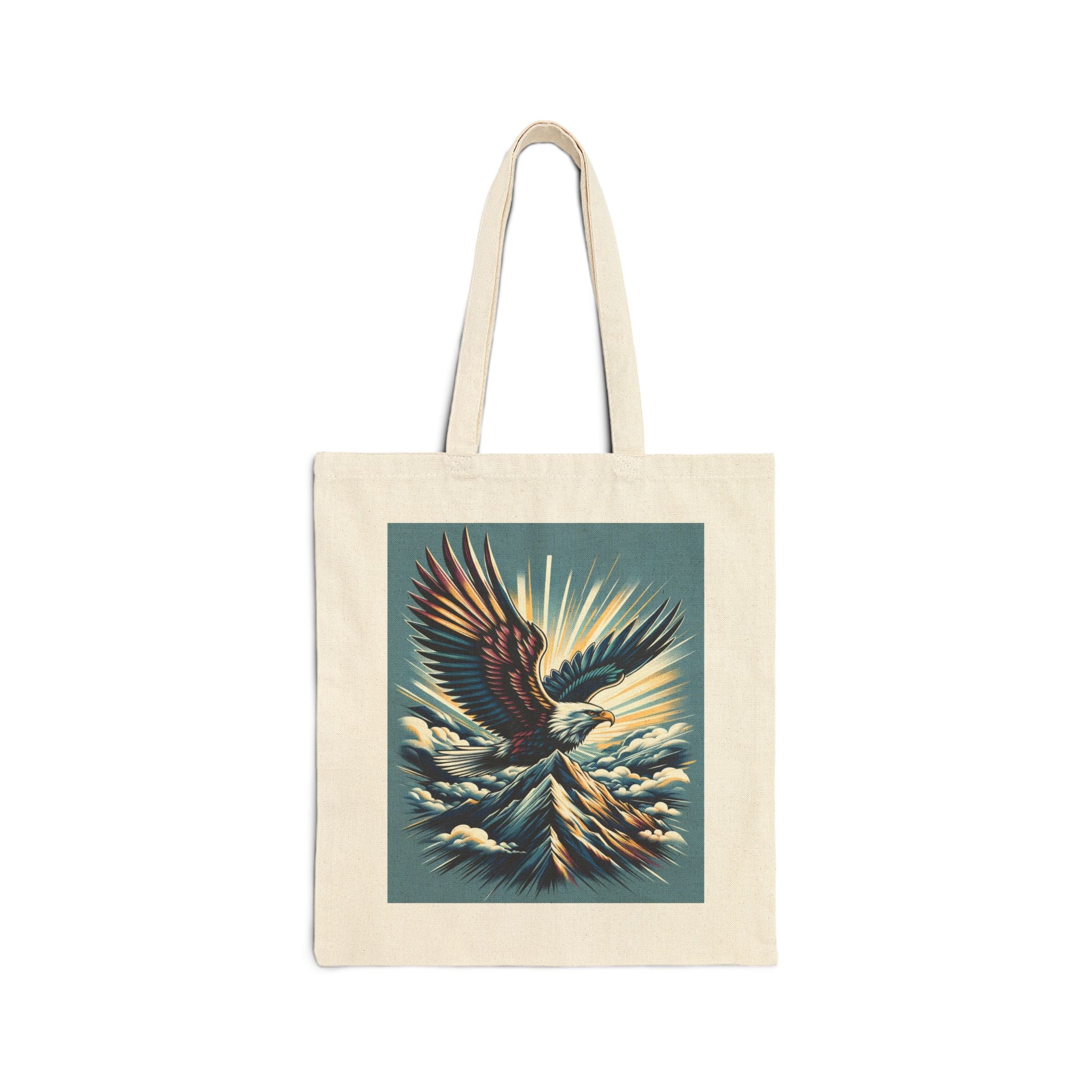 Majestic Eagle - Cotton Canvas Tote Bag