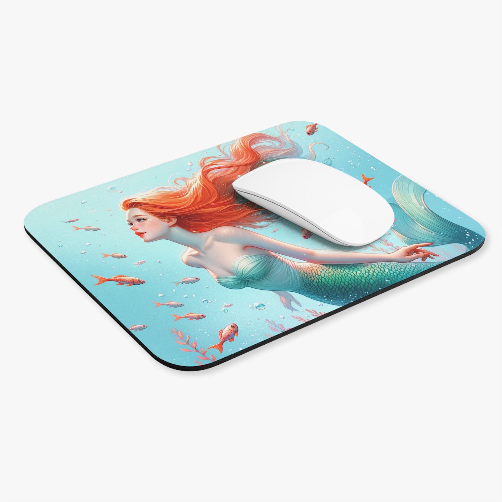 Mermaid with red hair - Mouse Pad (Rectangle)