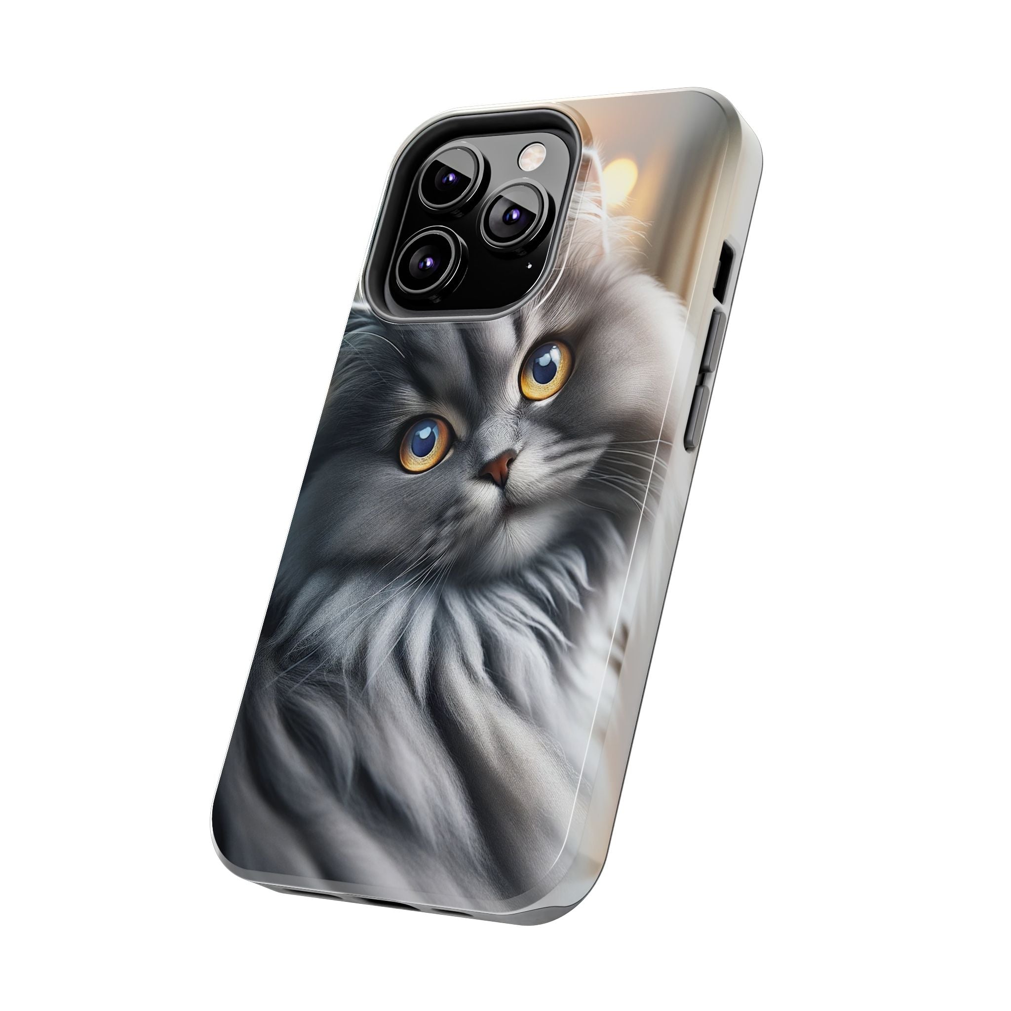 Grey cat - Tough Phone Case