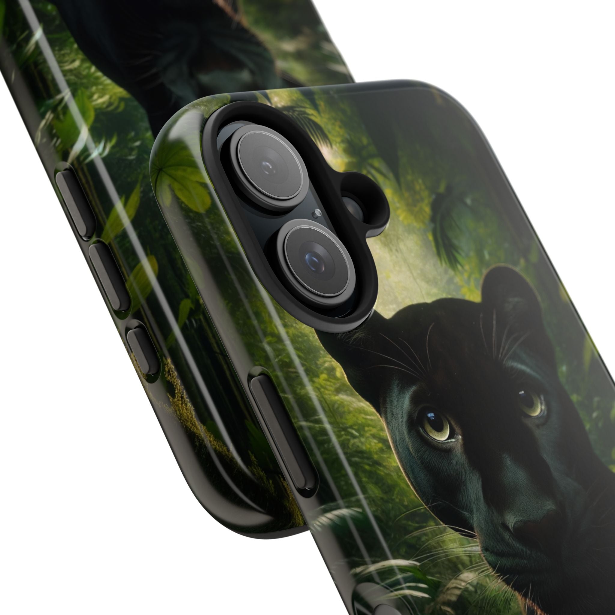 Curious black panther - Tough Phone Case