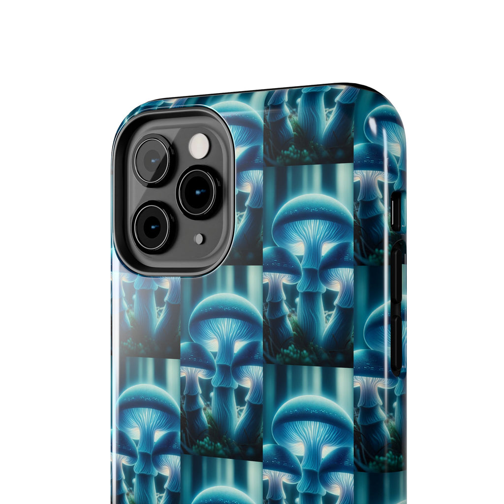 Blue Mushrooms - Tough Phone Case