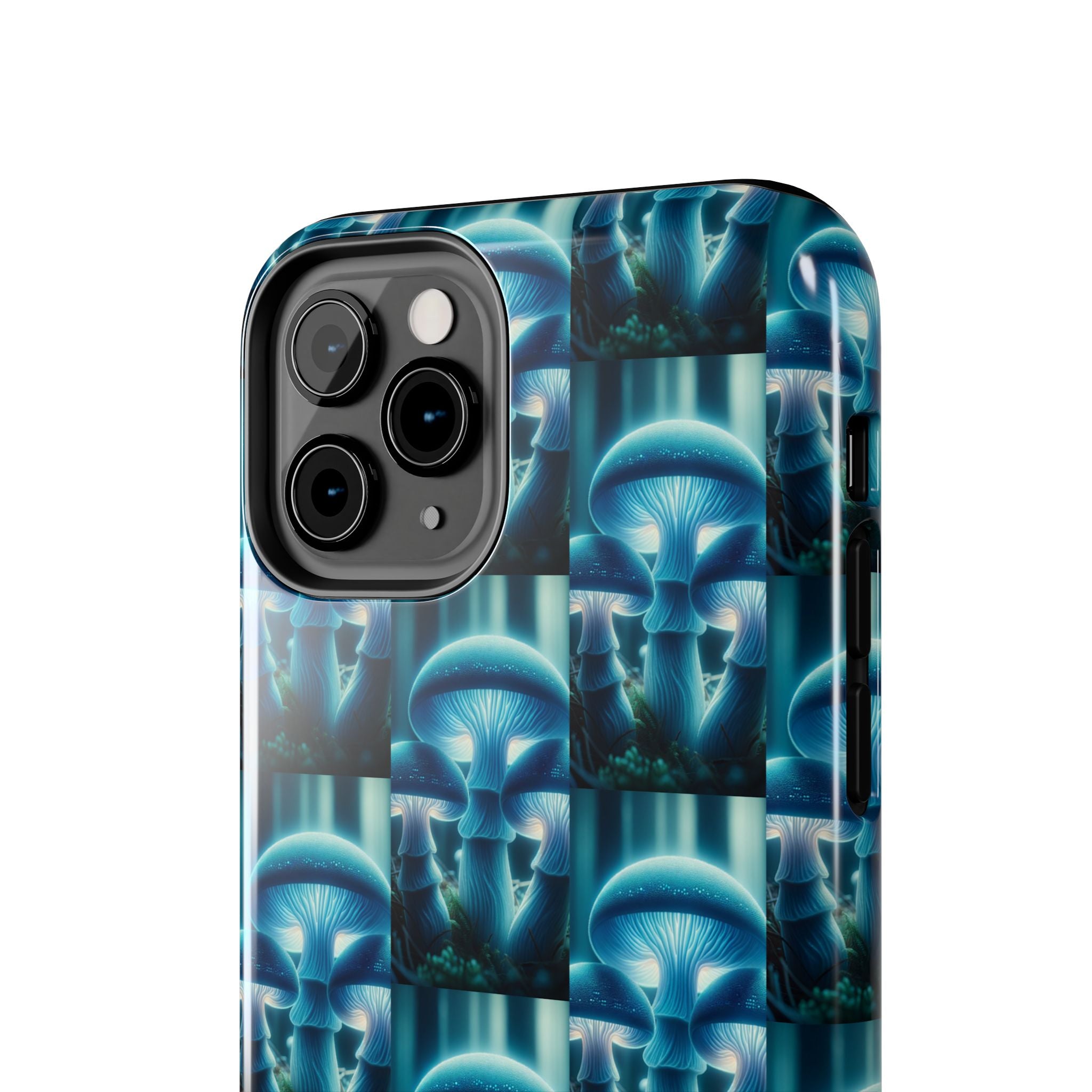 Blue Mushrooms - Tough Phone Case