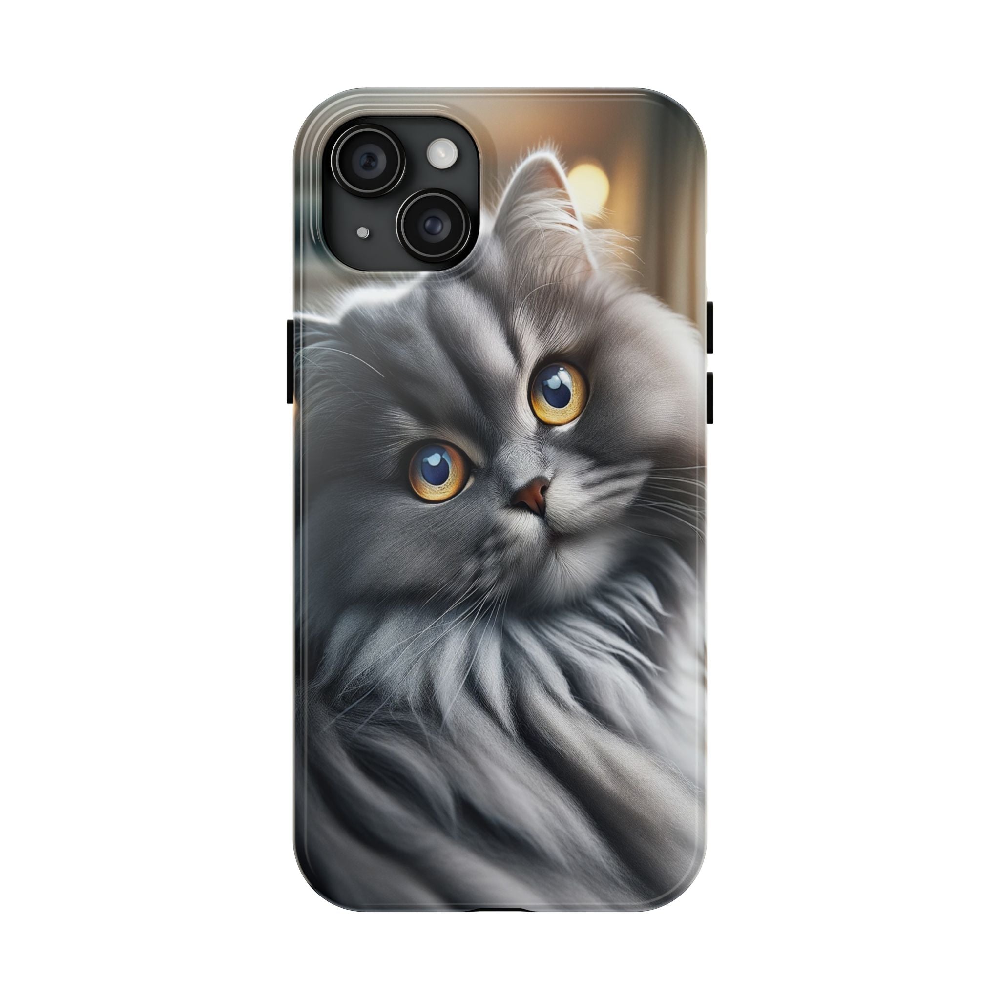 Grey cat - Tough Phone Case