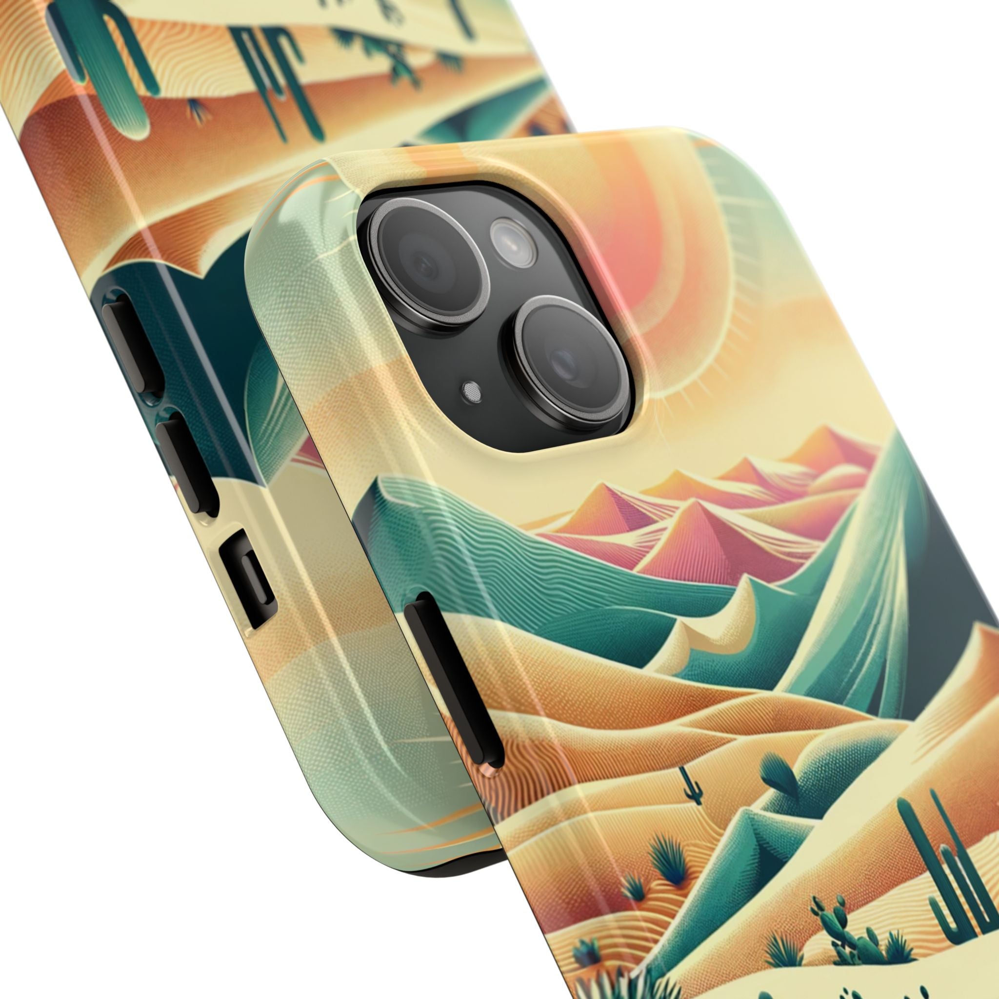 Iguana in the desert - Tough Phone Case