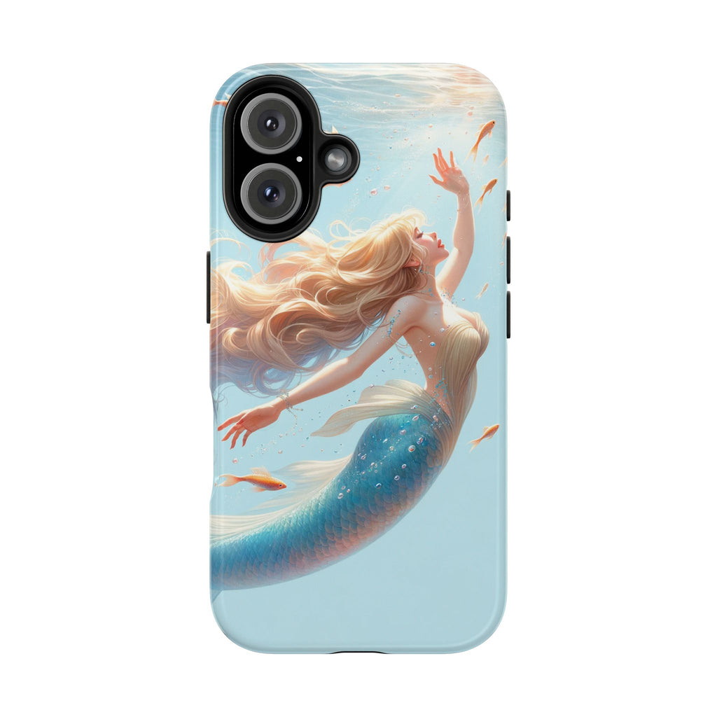 Blond mermaid - Tough Phone Case