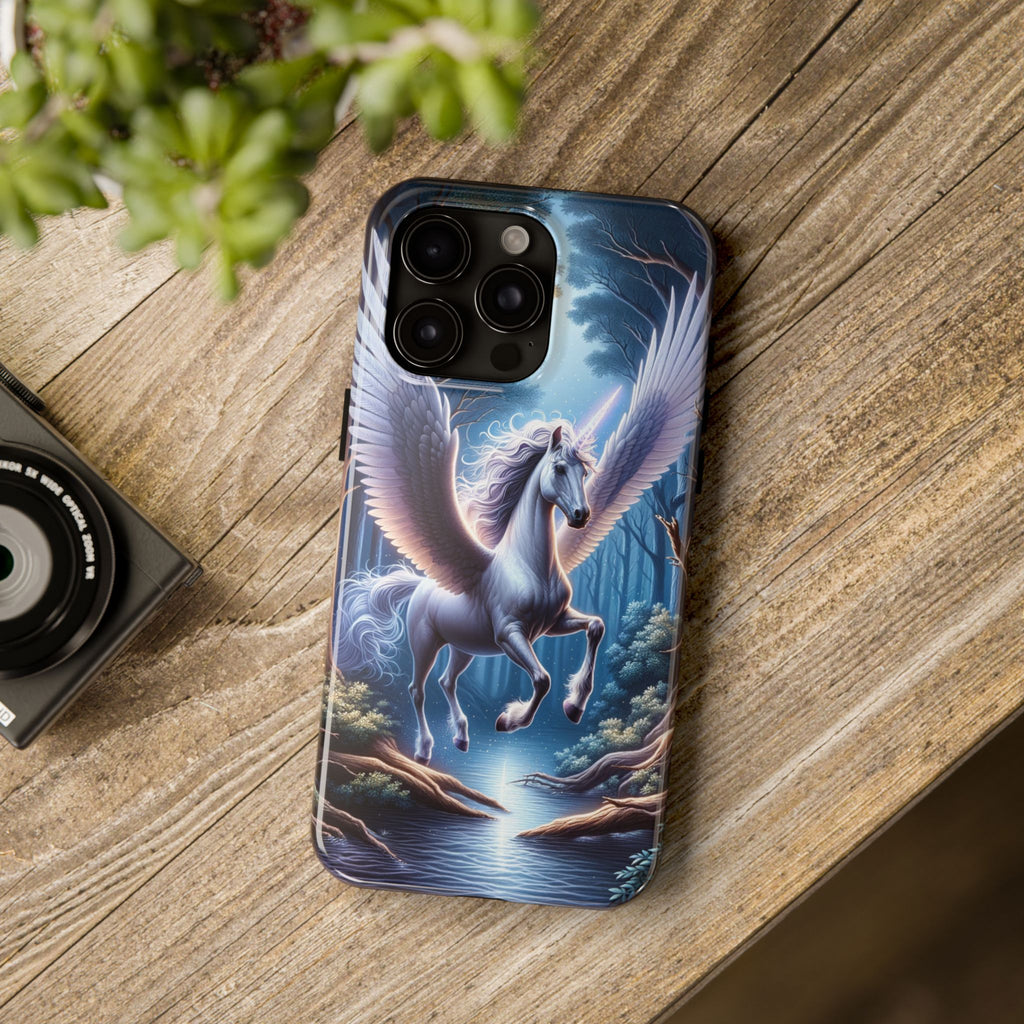 Phone Case - Unicorn Landing in Magical Forest