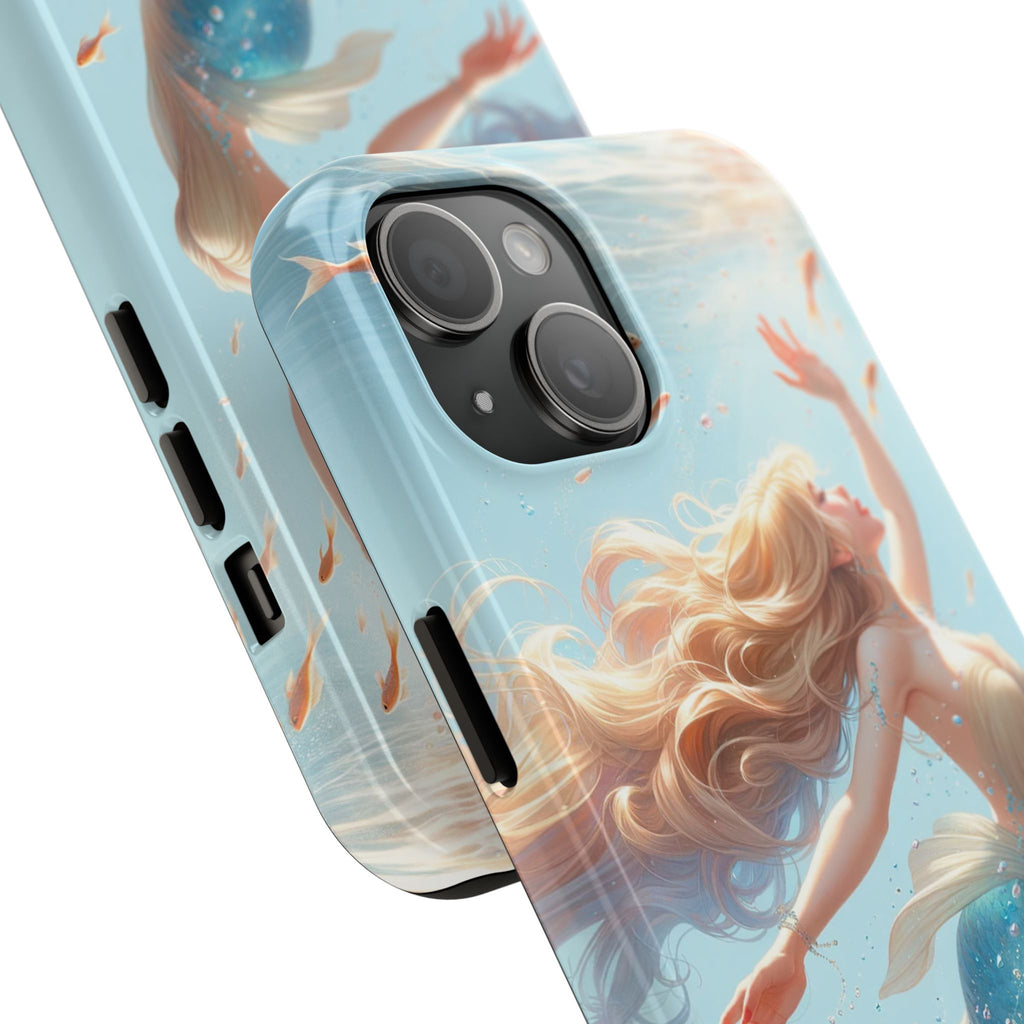 Blond mermaid - Tough Phone Case