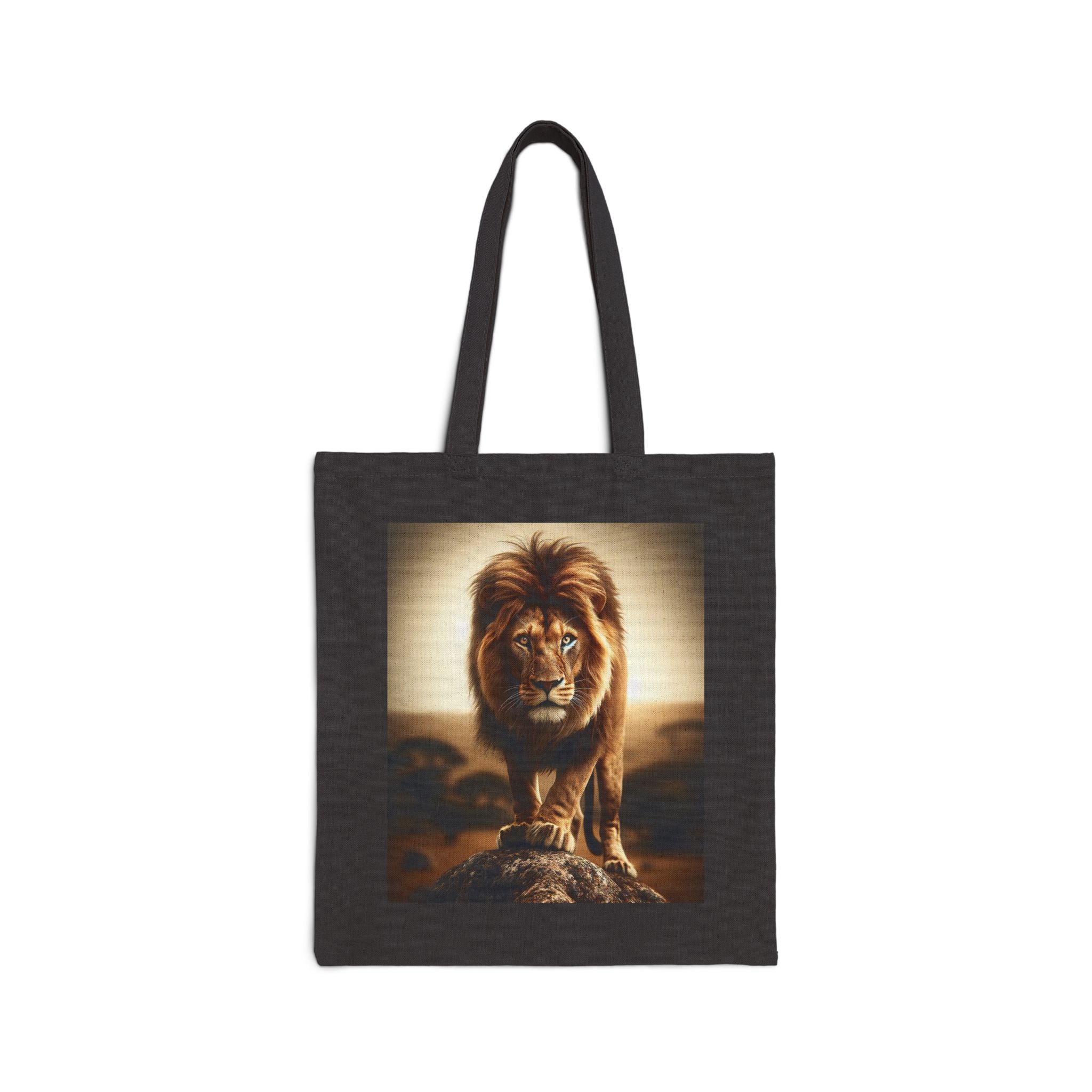 Majestic Lion - Cotton Canvas Tote Bag