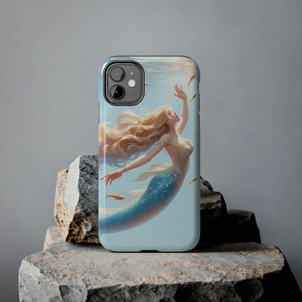 Blond mermaid - Tough Phone Case