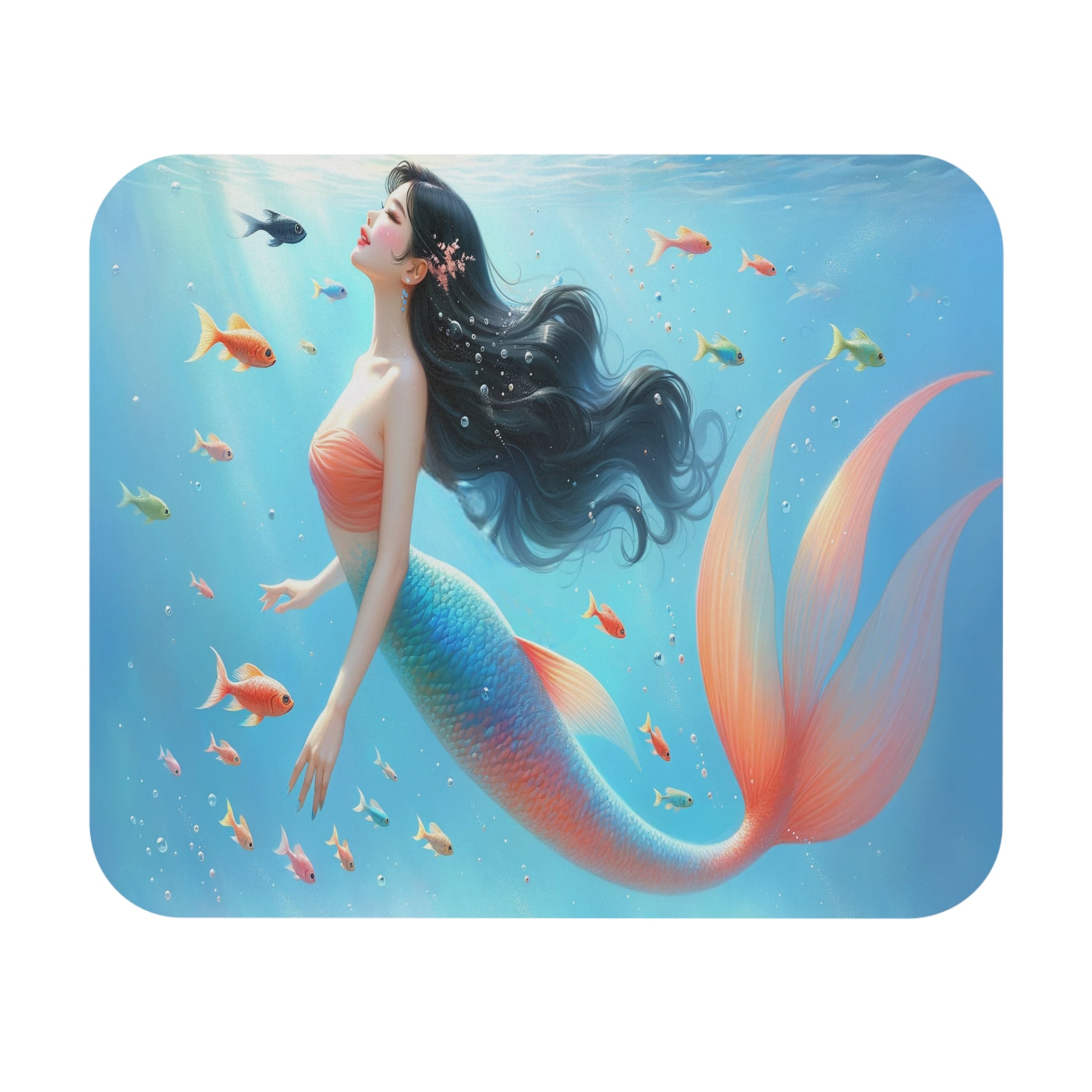 Mermaid with black hair - Mouse Pad (Rectangle)