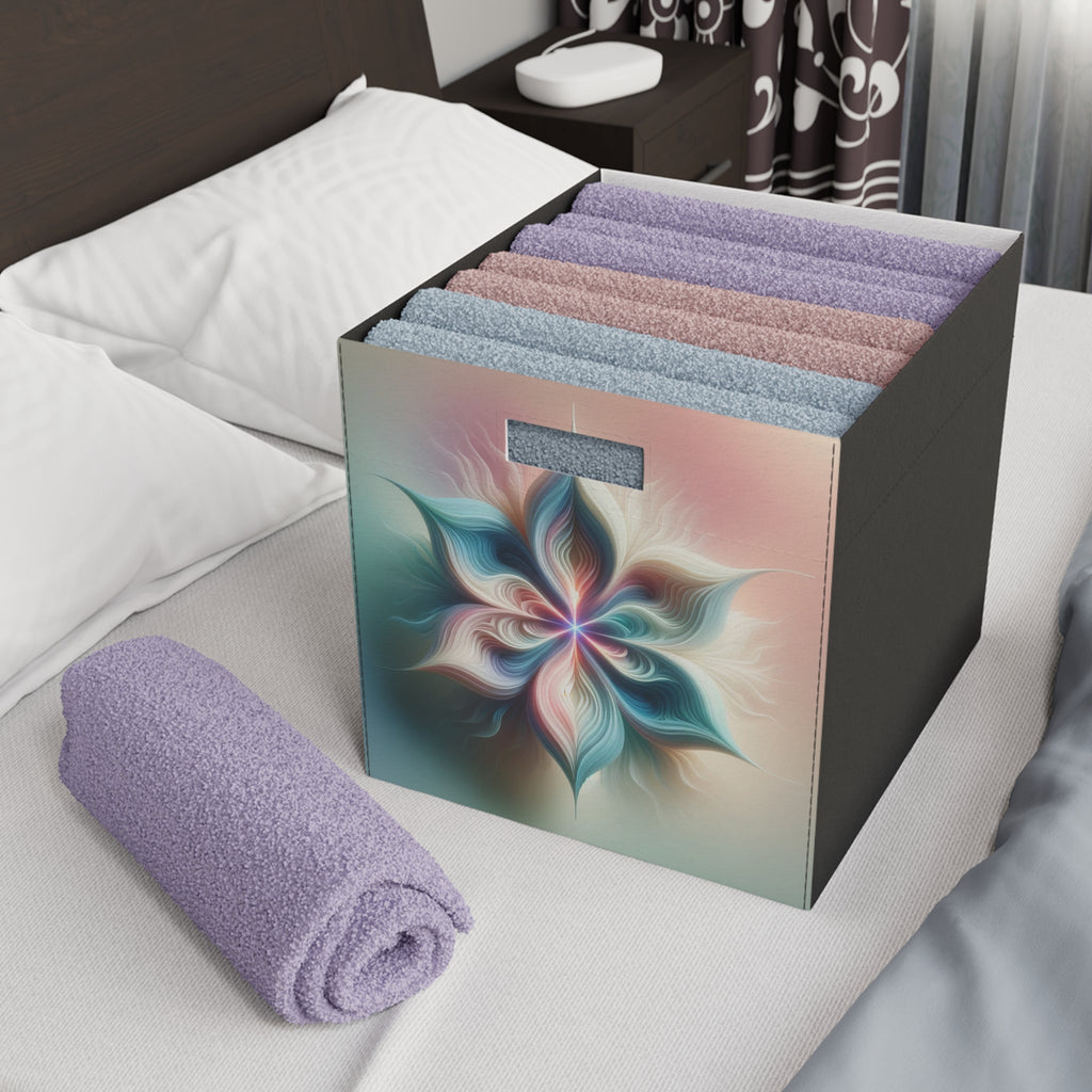 Pastel coloured star on pastel background - Storage Box